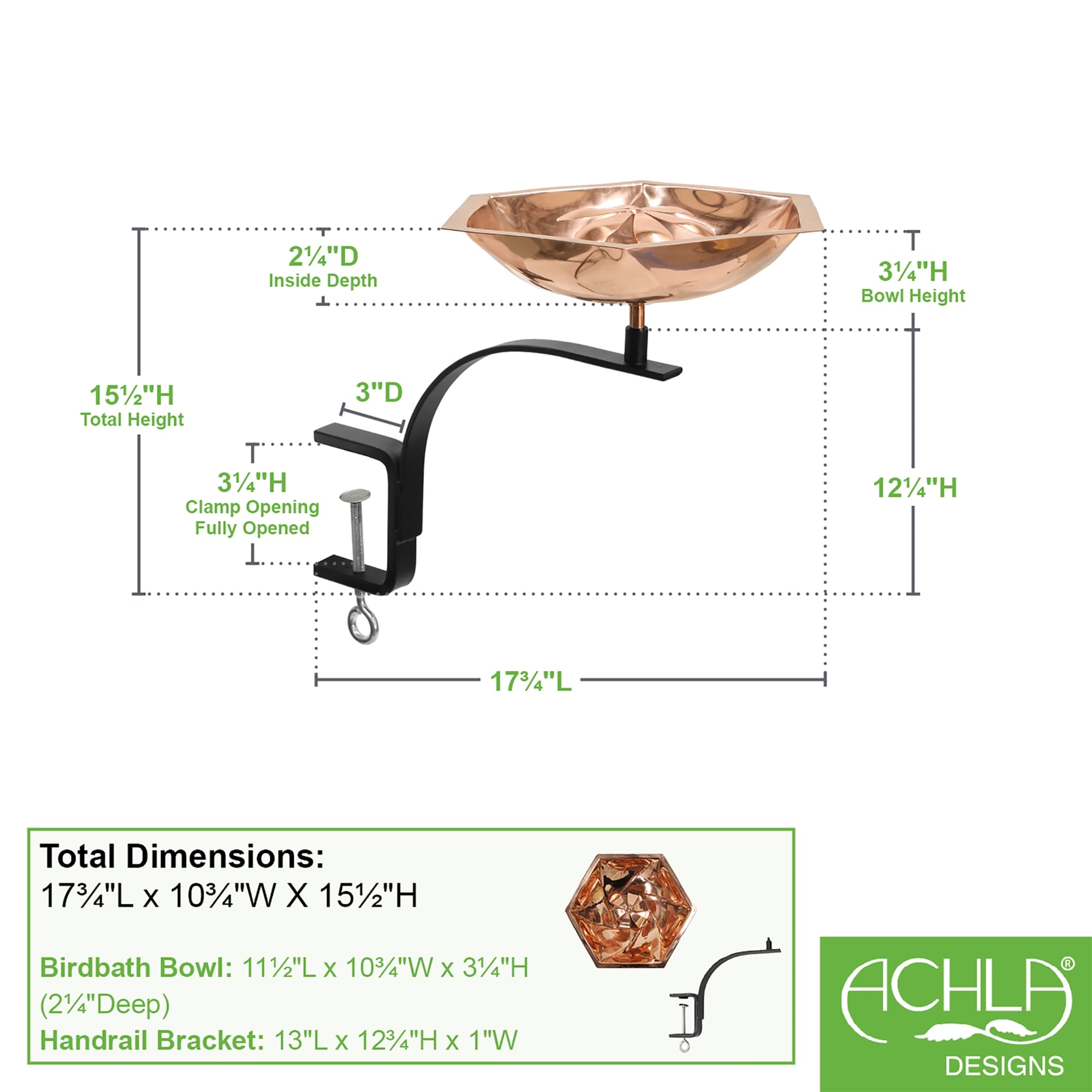 ACHLA Designs 201-2007 birdbaths - View #2