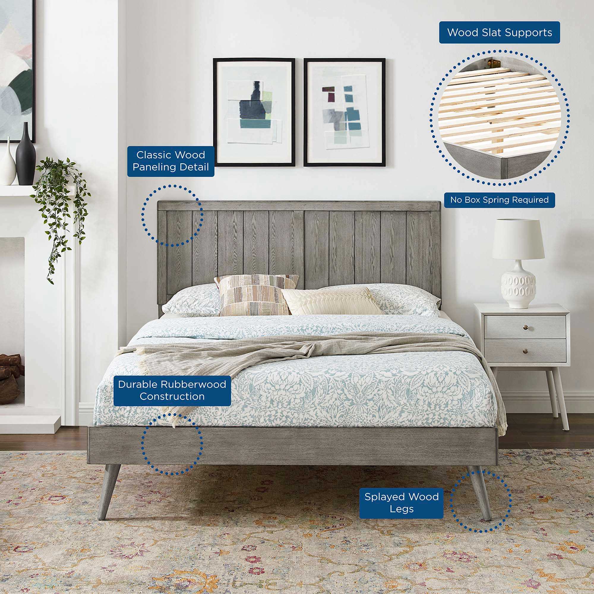 Modway MOD-6379-GRY beds - View #5