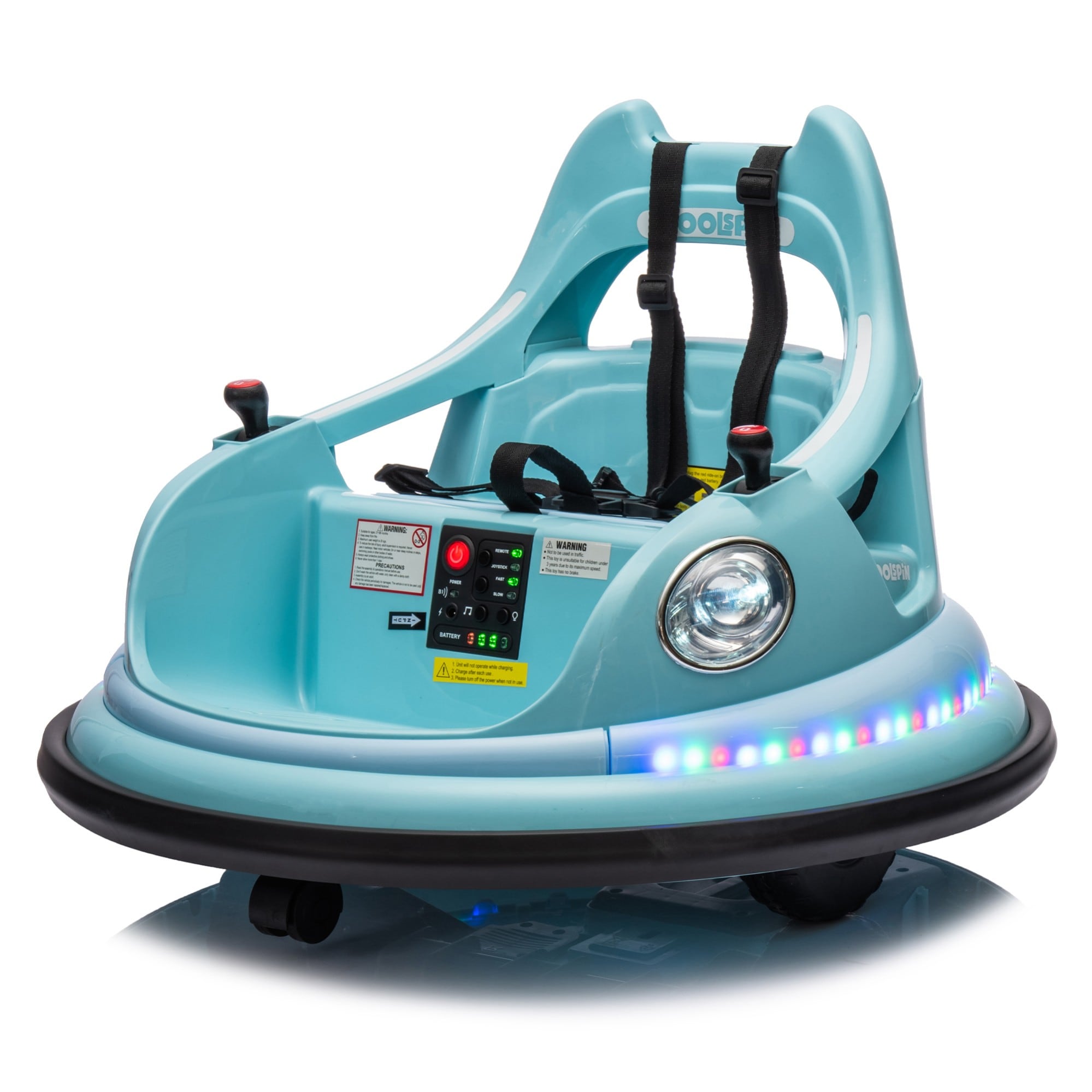 Siavonce XH63AAL Ride on Bumper Car 12-volt Riding toys Battery Included Charger Included