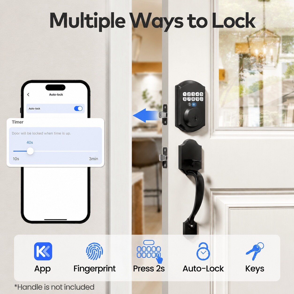 Afoxsos LAF0805F171 Electronic-Door-Locks - View #8