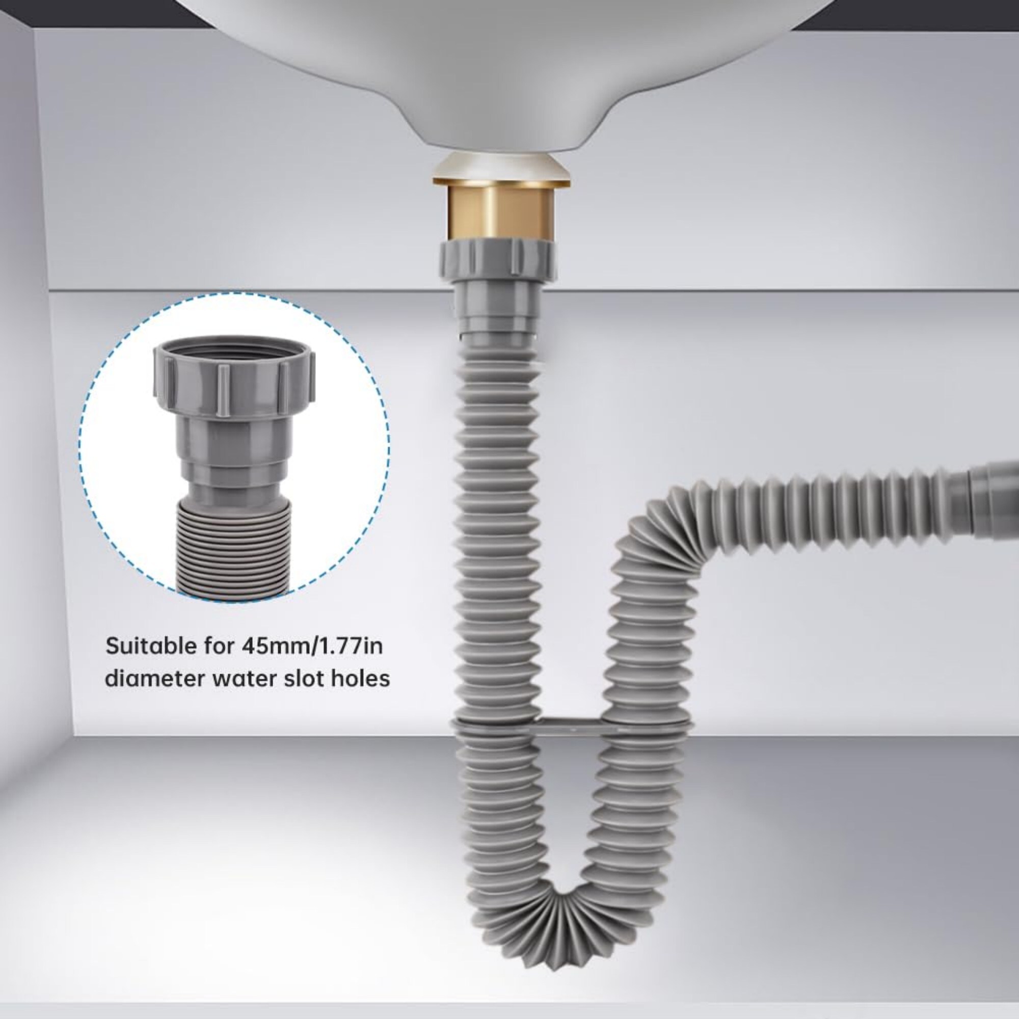 Wudkey L4-RY3M5B Popup-Drains-Accessories - View #3