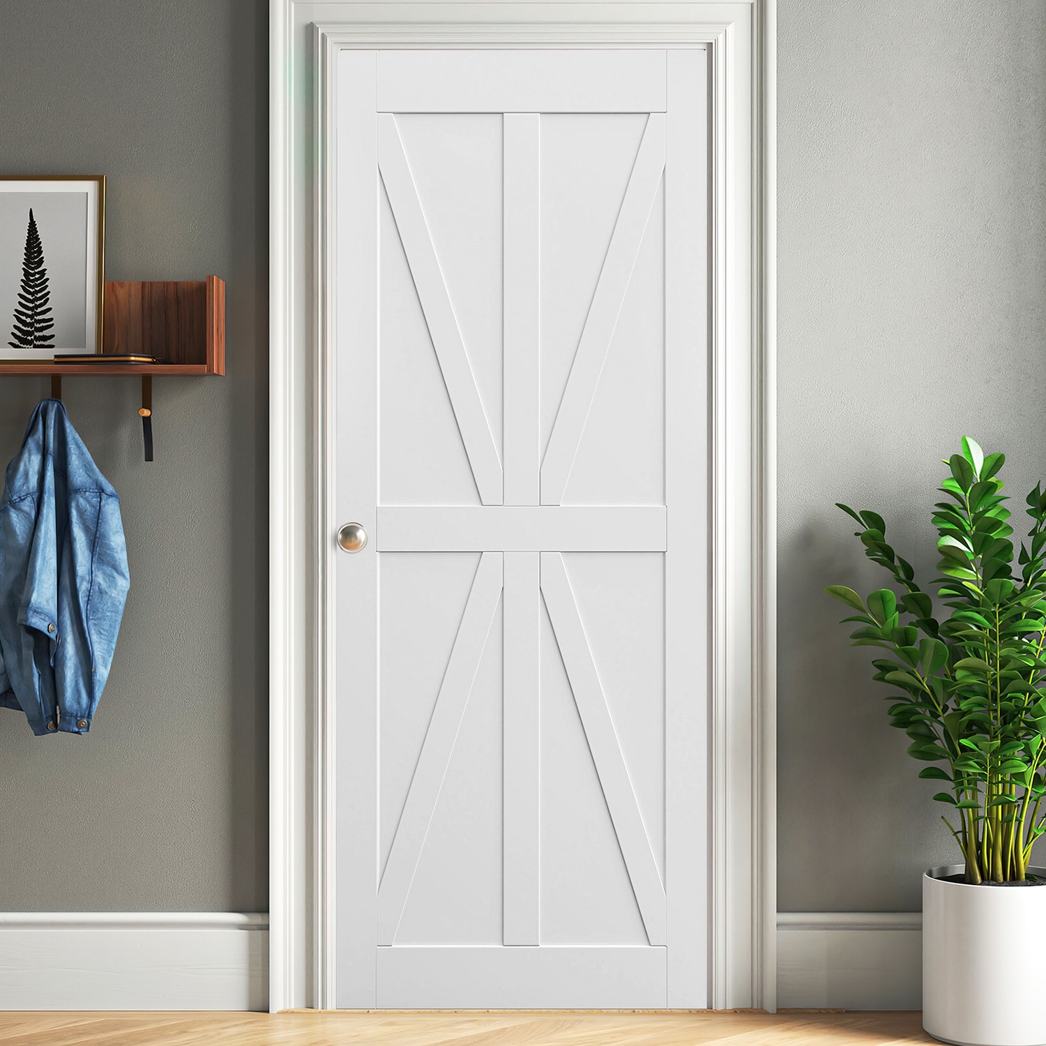 SINOFURN SYB590009WT Barn-Doors - View #8