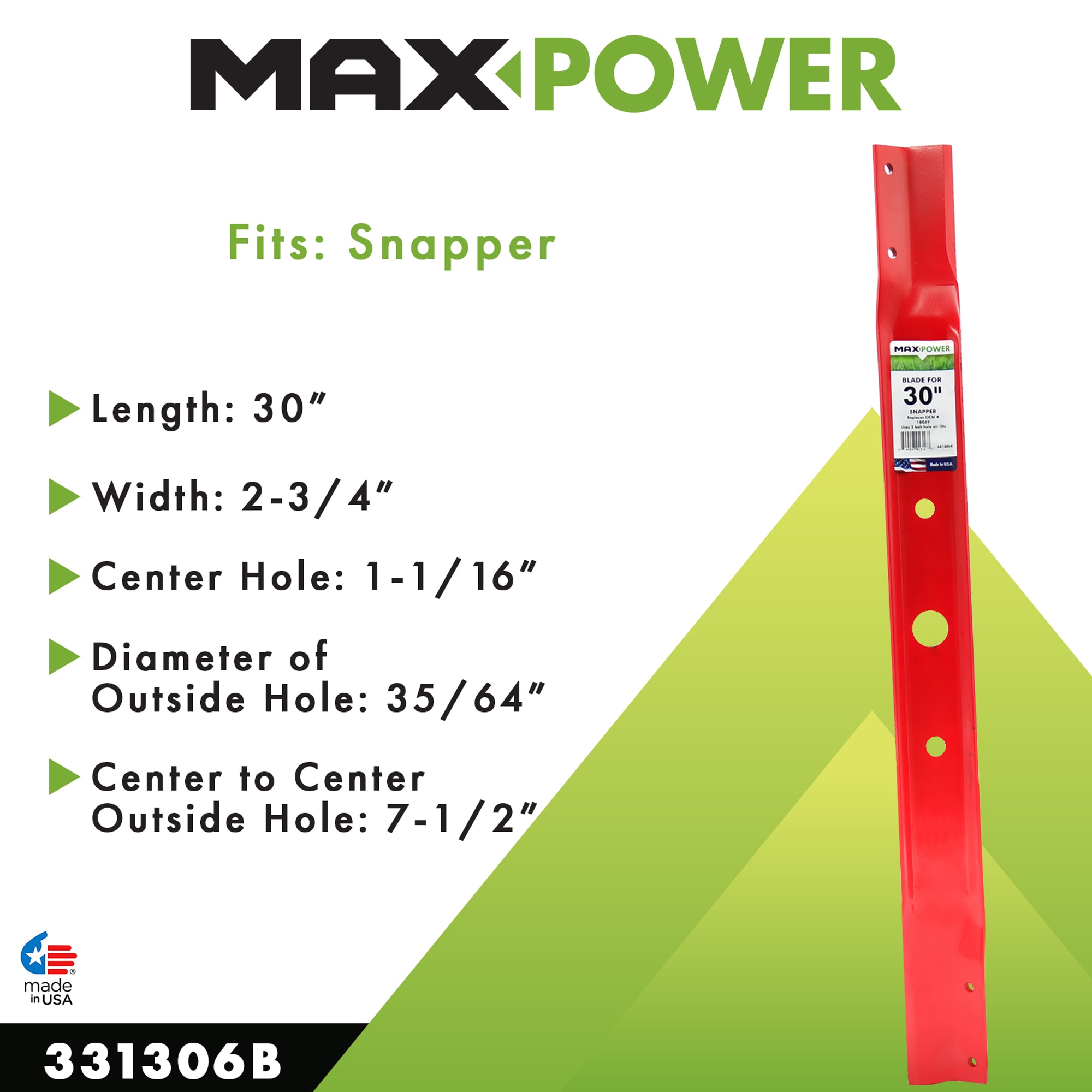 MaxPower 331306B Ope-Mower-Blades - View #5