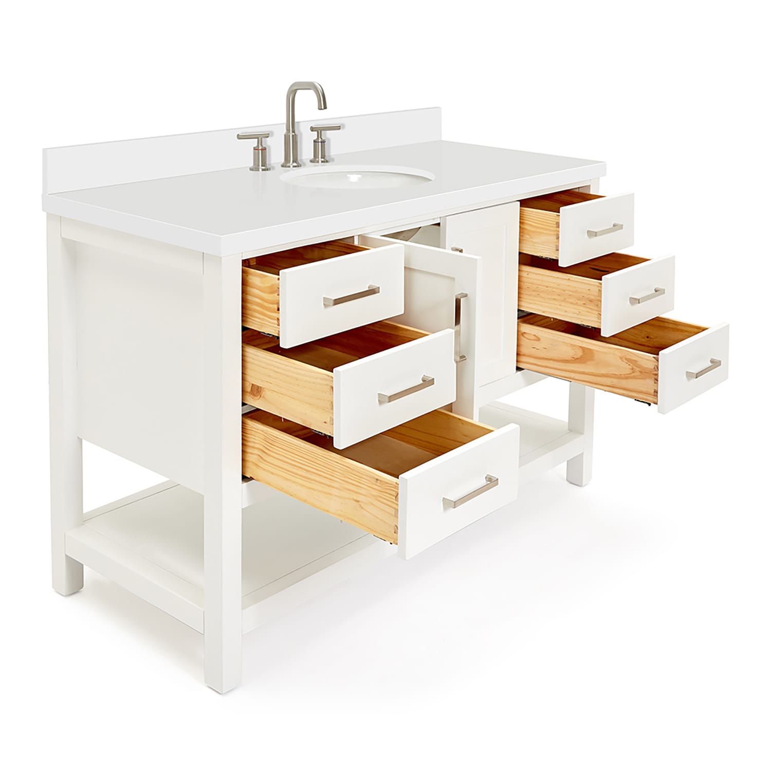 ARIEL S055SWQOVOWHT Bath-Vanity-Combo - View #5