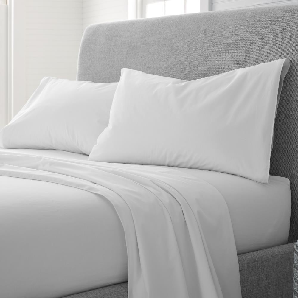 WestPoint Home EcoPure Comfort Wash Bedding 3-Piece Light Gray Full/Queen  Duvet Cover Set in the Bedding Sets department at