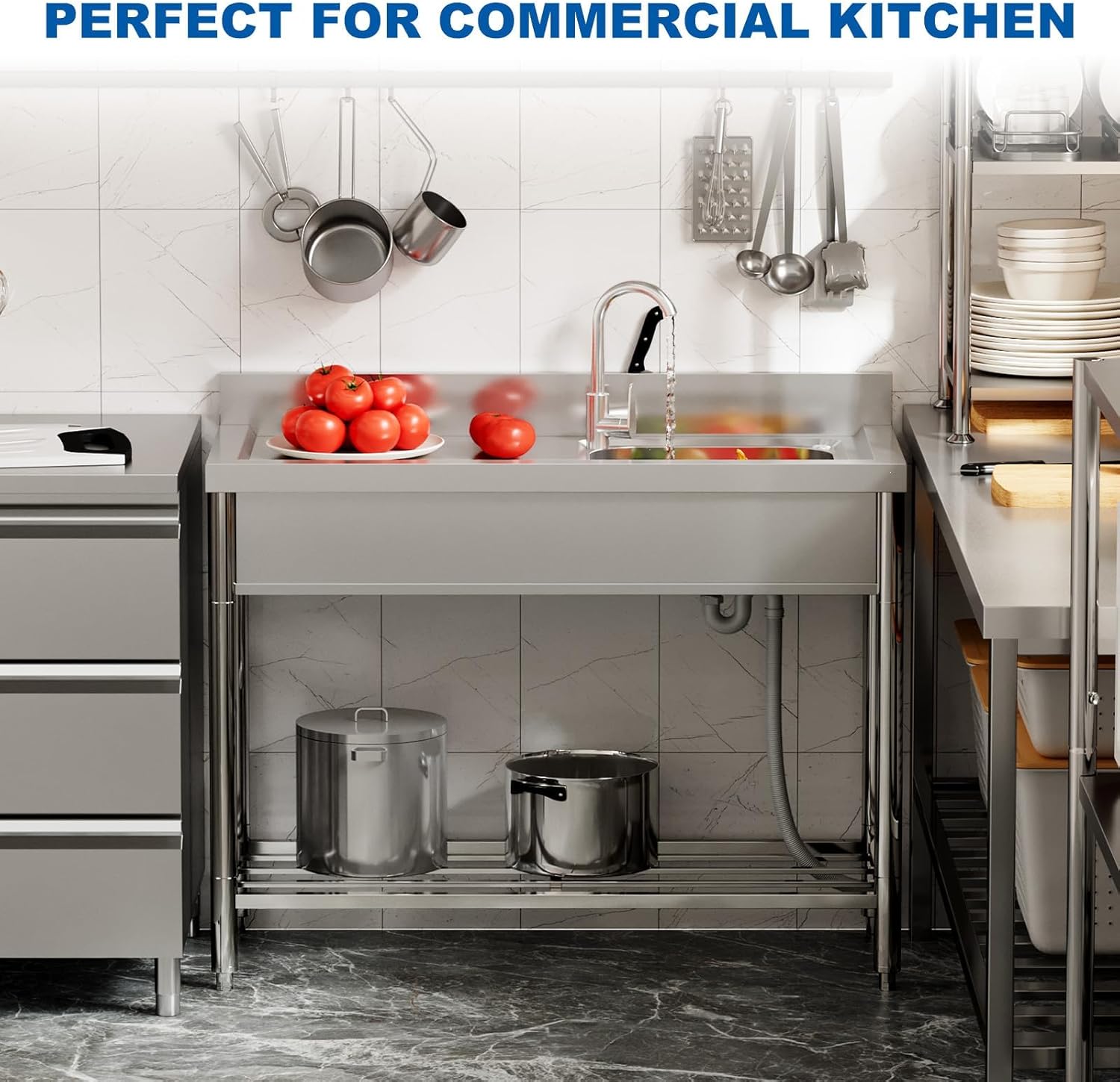 Qeetex LHF-SC-QPVP09016 Laundry-Tubs-Utility-Sinks - View #3