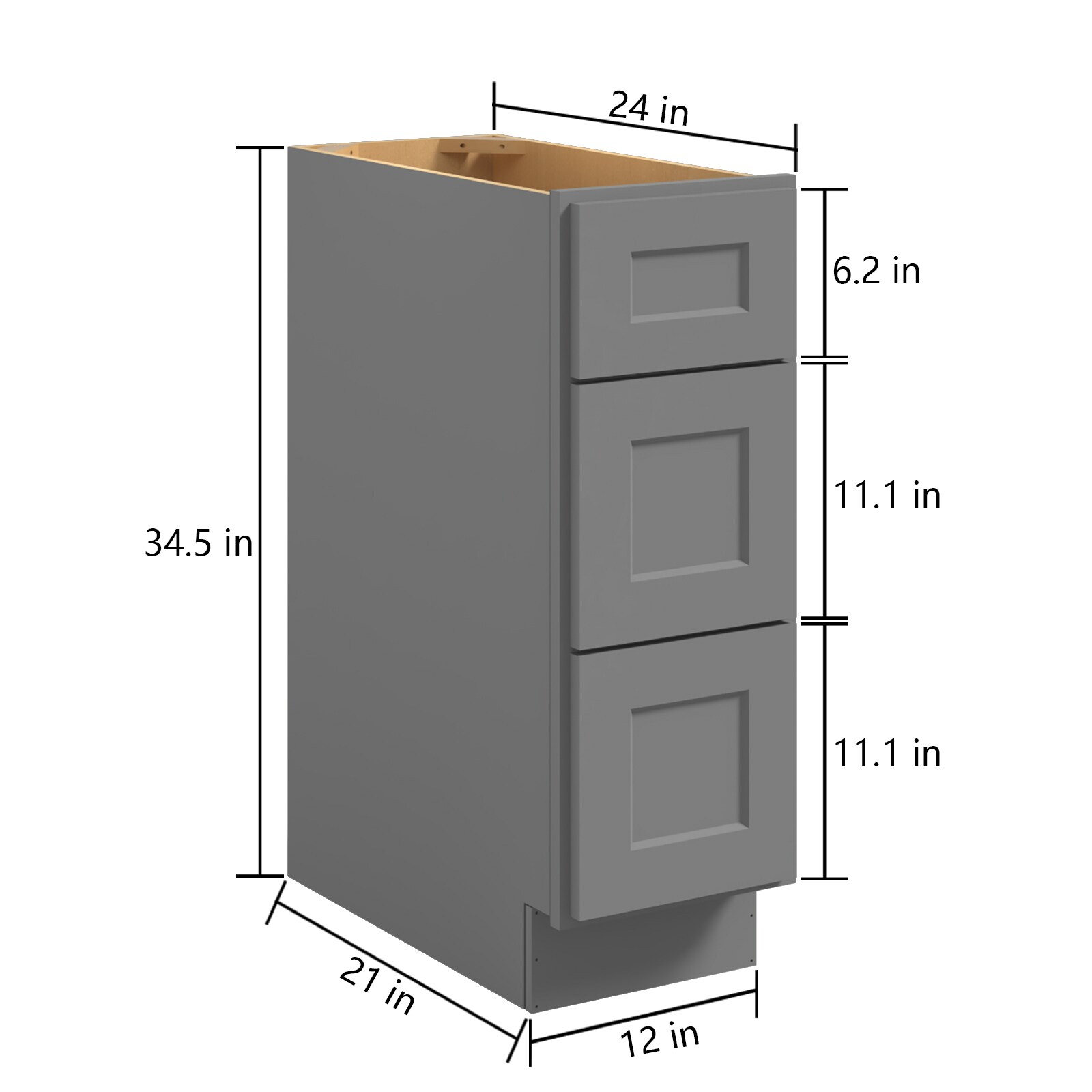 LOVMOR SG-3DB12-LOWES Cabinets-Kitchen - View #4