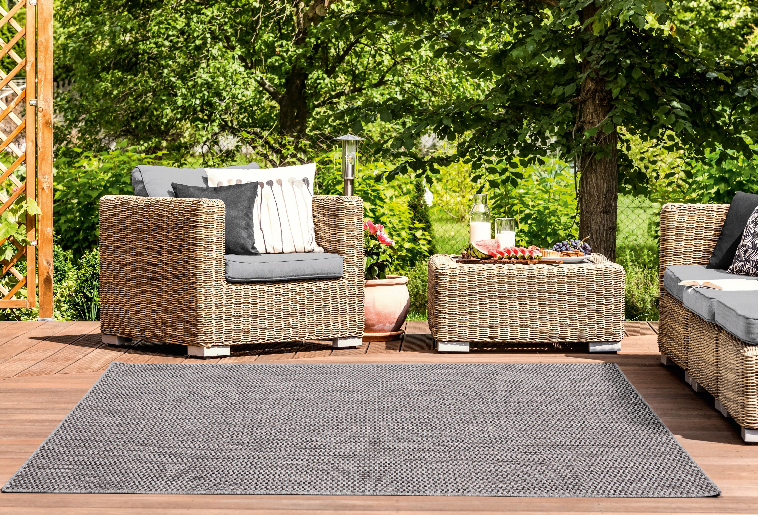 United Weavers Of America 3900 10550 912 Augusta 8 x 11 (ft) Polypropylene Brown Rectangular Indoor Geometric Area rug