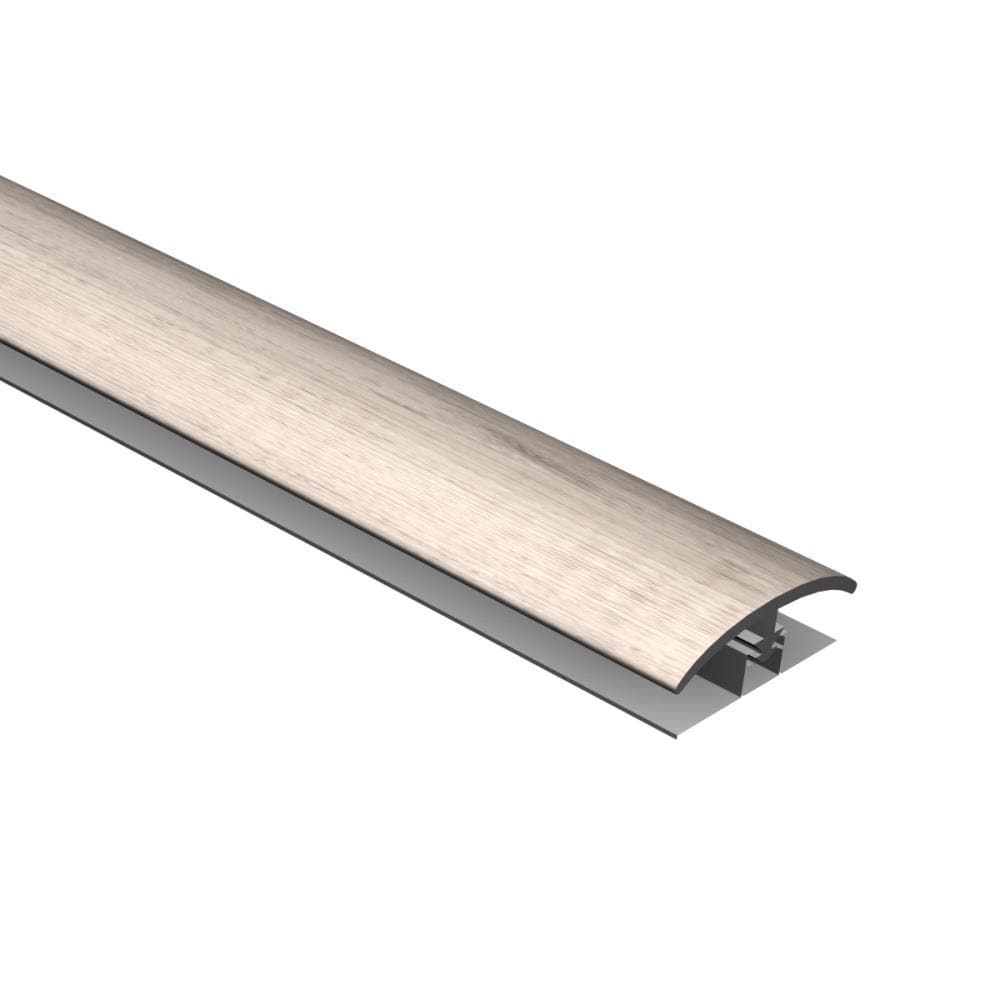 CALI 7904501519 Mute Step Gray Ash 0.56-in T x 1.25-in W x 72-in L Vinyl T-moulding