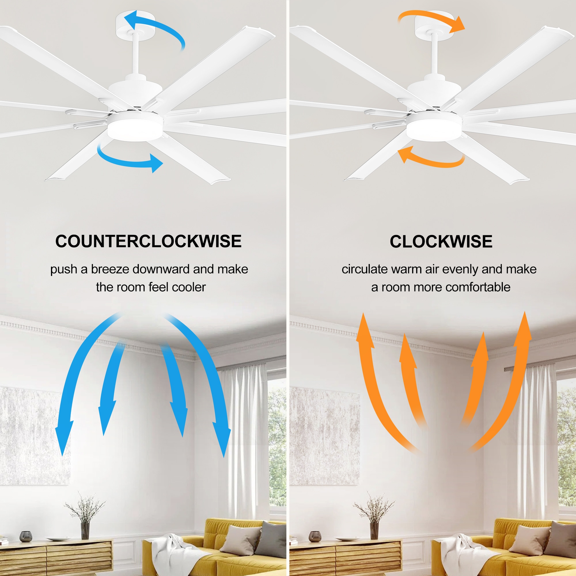 Breezary 32004-WH Ceiling-Fans - View #5