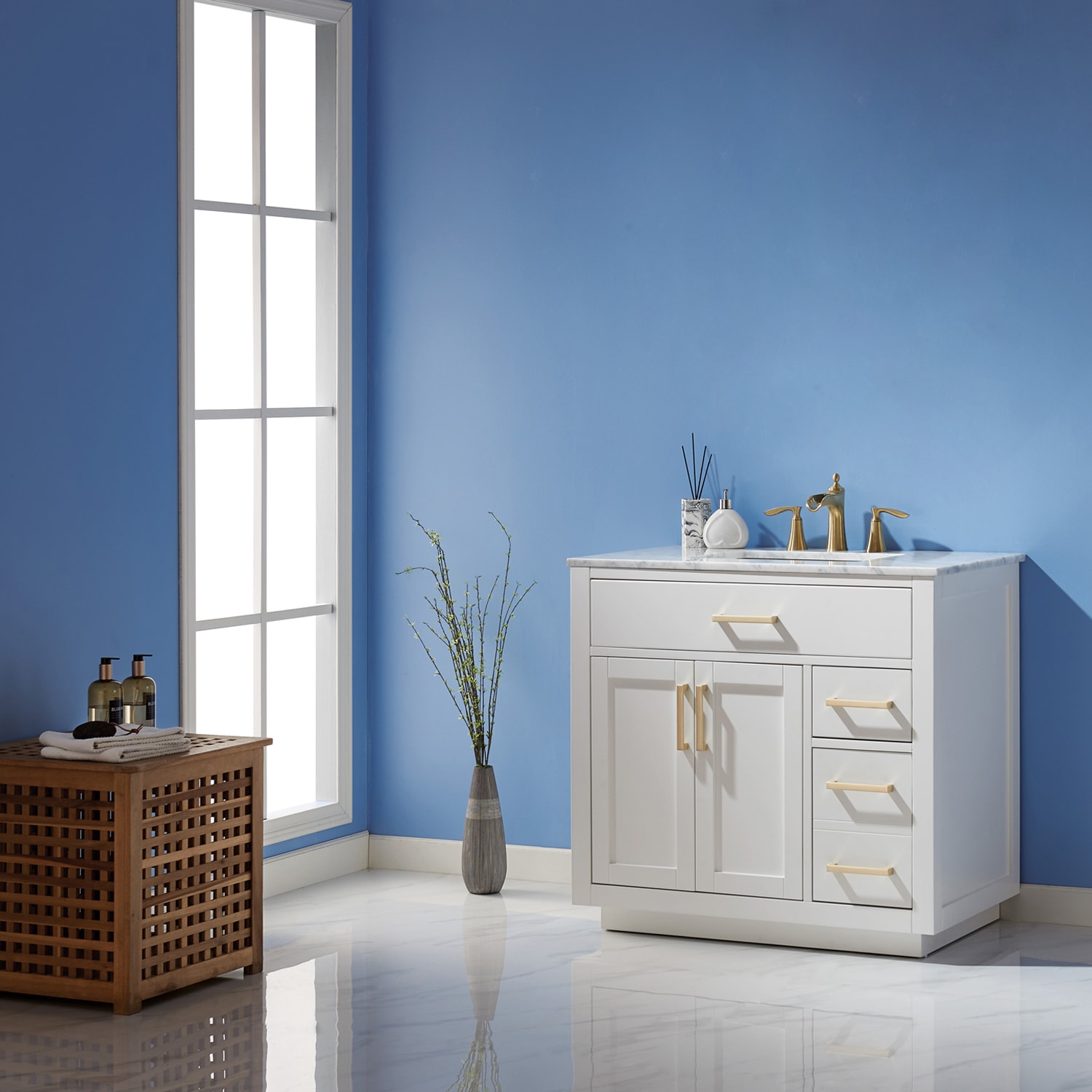 Altair 531036-WH-CA-NM Bath-Vanity-Combo - View #6