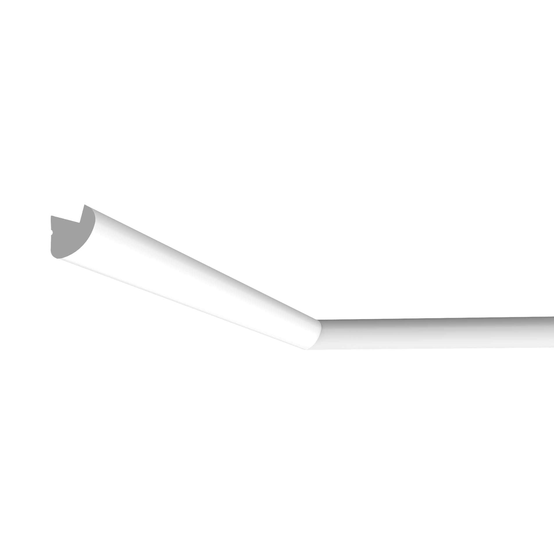 Orac Decor CX188-8PACK Orac Crown Moulding 78-in Primed Polystyrene Crown Moulding 8 -Pack