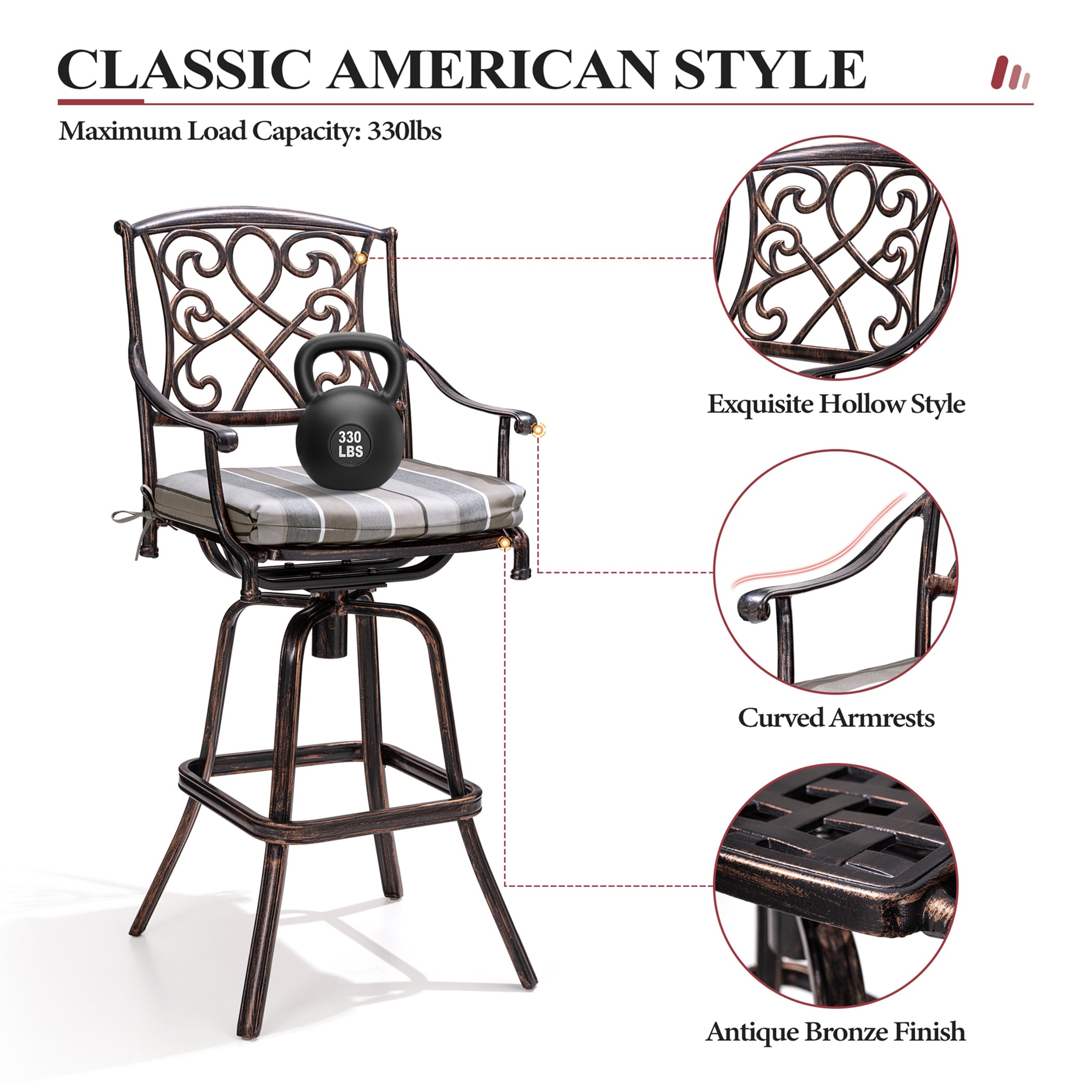 Crestlive Products CL-ST003CHA Patio-Chairs - View #6