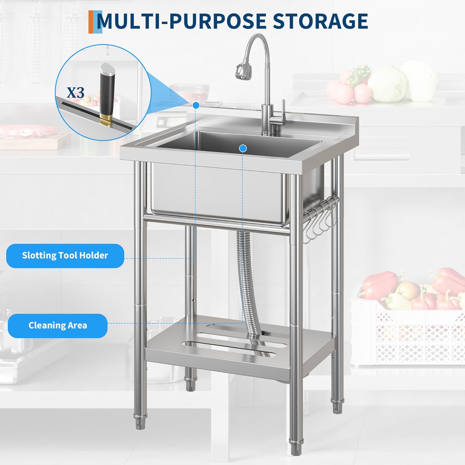 Qeetex SC-W546F422 Laundry-Tubs-Utility-Sinks - View #4