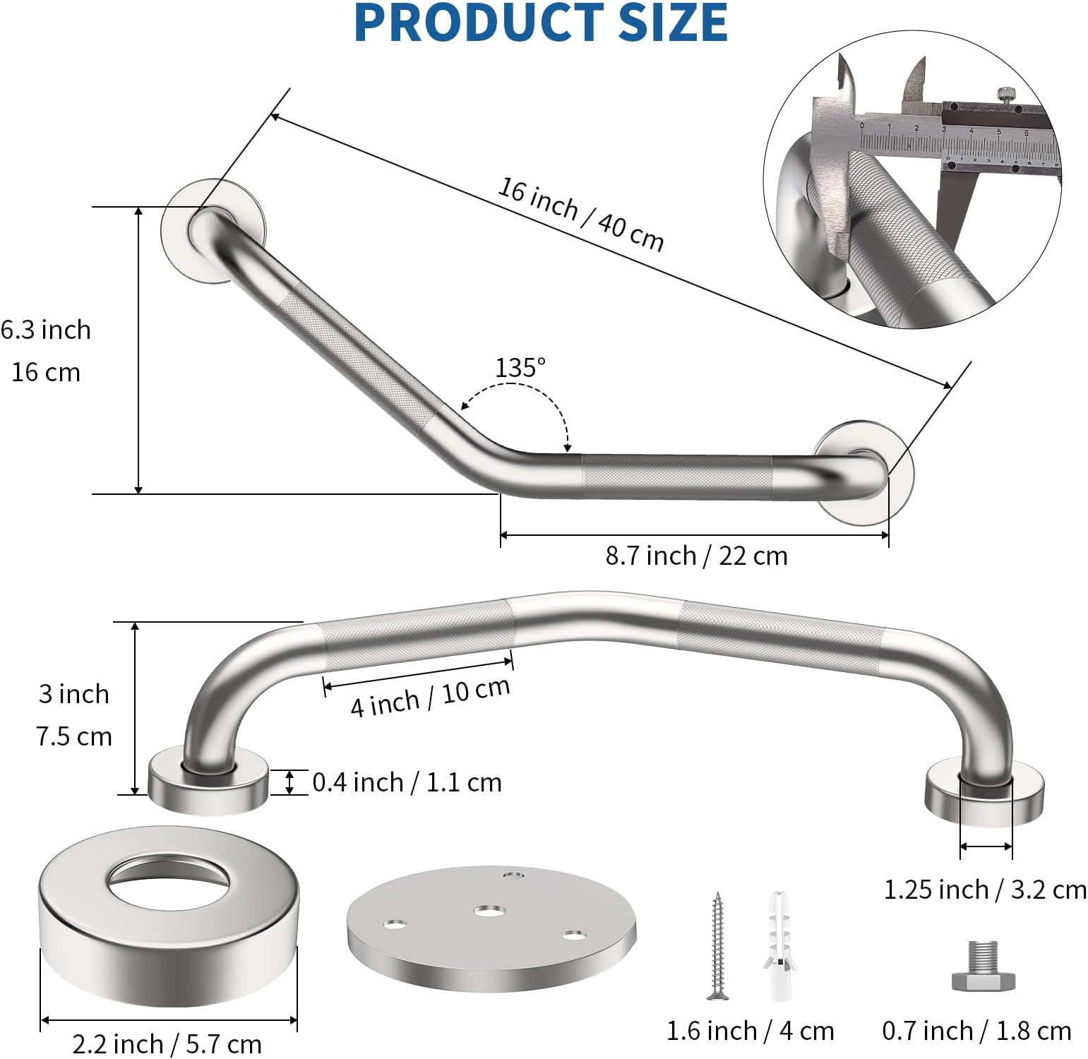 Afoxsos LAF0209G48 Grab-Bars - View #2