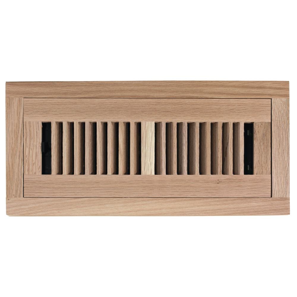 RELIABILT 9060410RU 4-in x 10-in Maximum airflow Oak Oak Floor Register