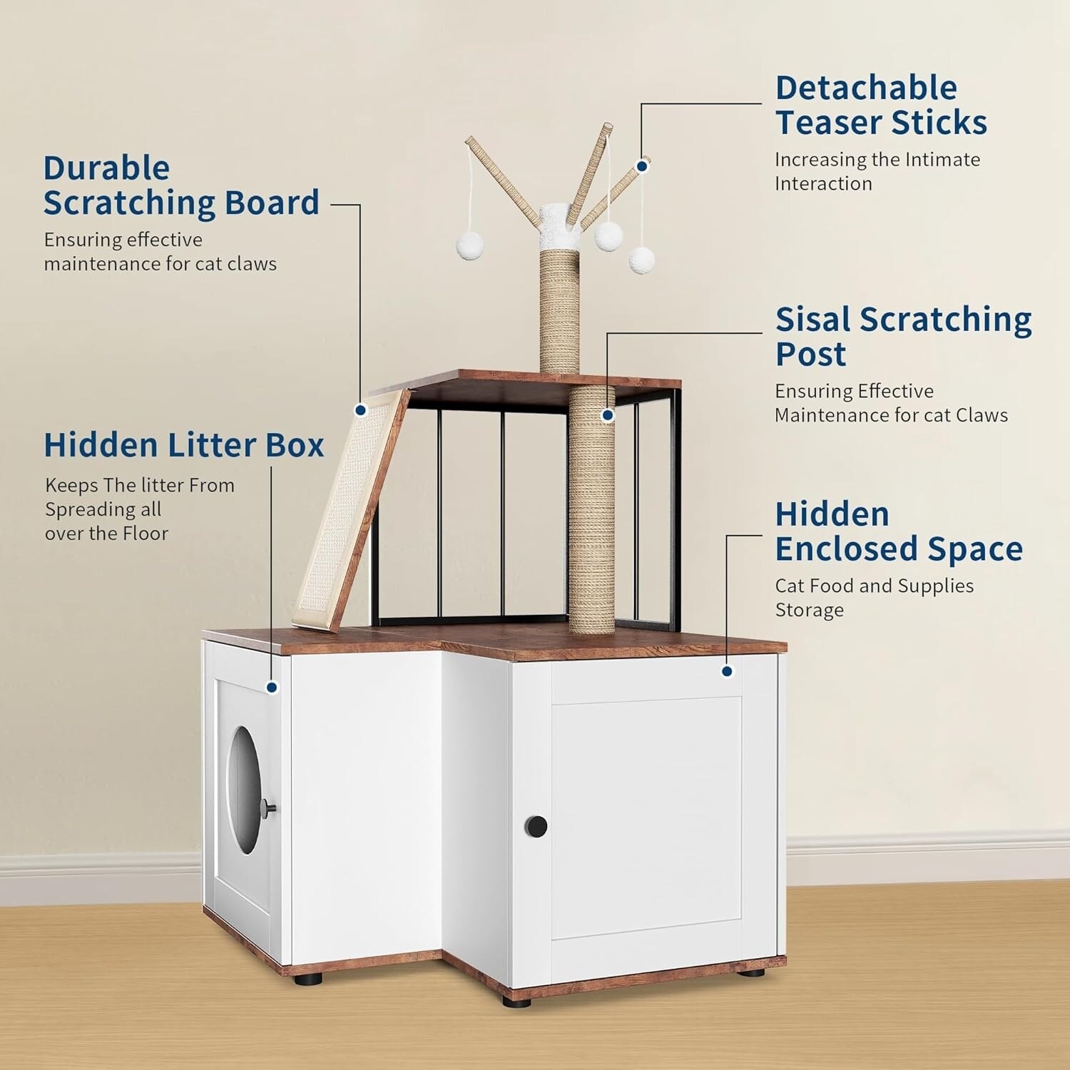 Garvee ZQ-0827258939438 Cat-Litter-Box - View #5