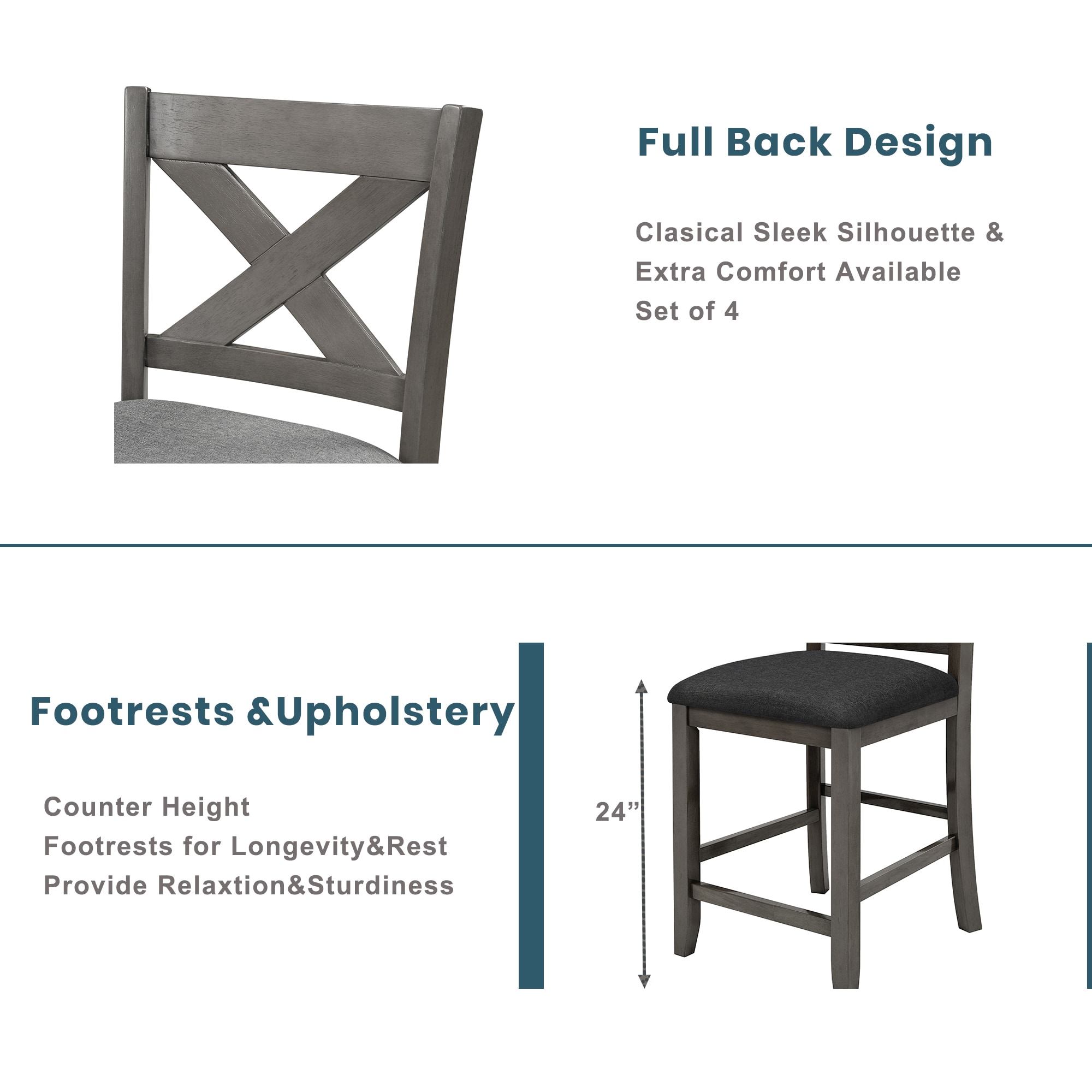 SINOFURN SYA010570GY Dining-Sets - View #11