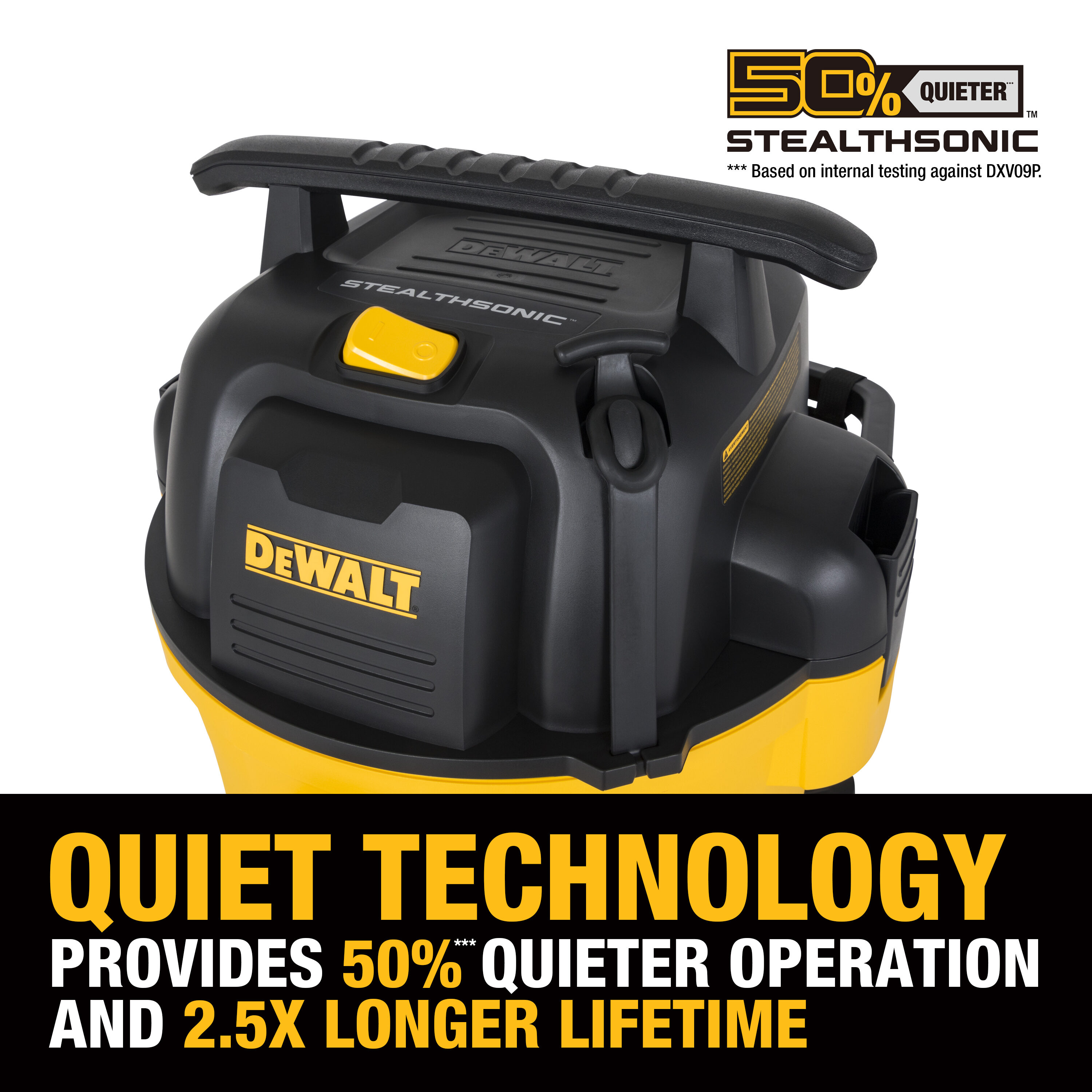 DEWALT Stealthsonic Quiet 9-Gallons 5-HP Corded Wet/Dry Shop Vacuum with  Accessories Included in the Shop Vacuums department at