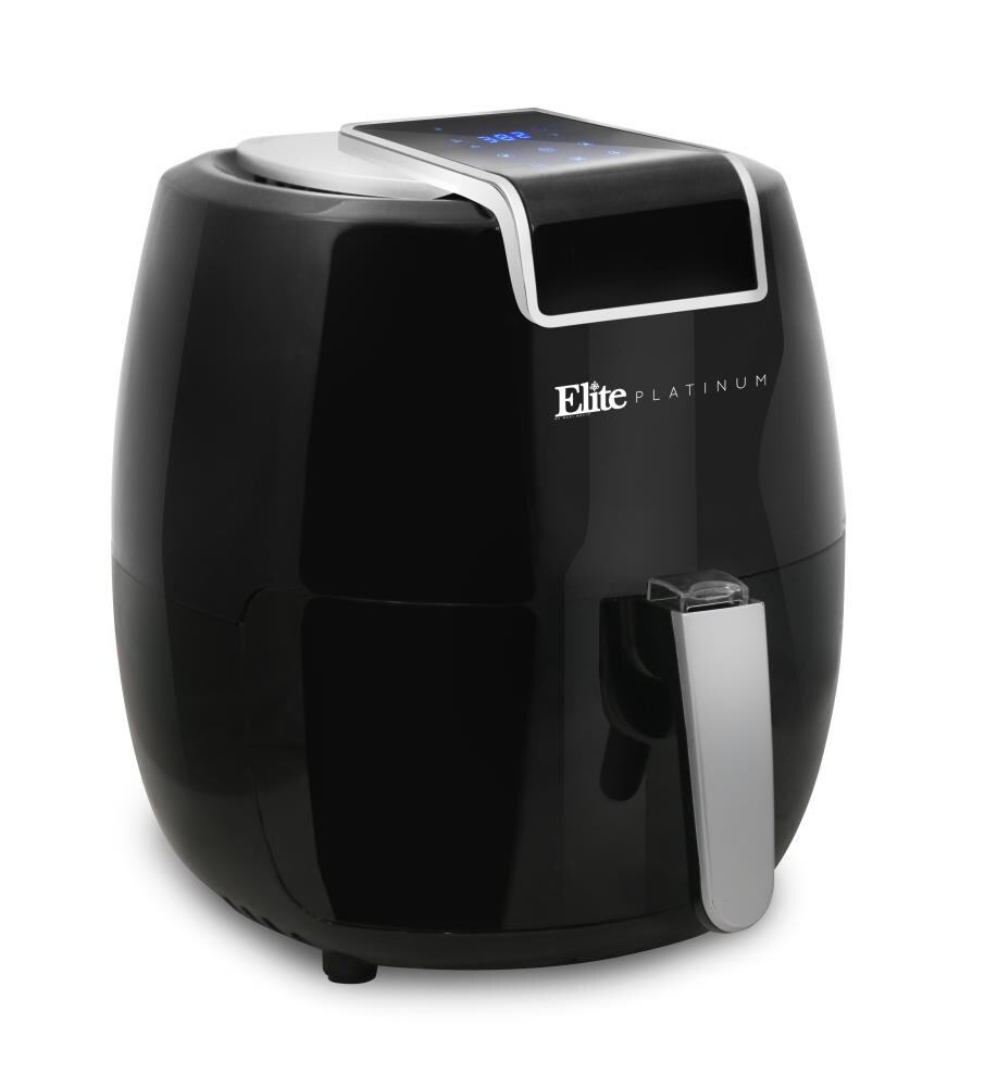 Emerald 5.2L Gray Air Fryer with Digital LED Touch Display, Removable Basket,  and 1800W Power - Programmable, Non-Stick, UL Listed in the Air Fryers  department at