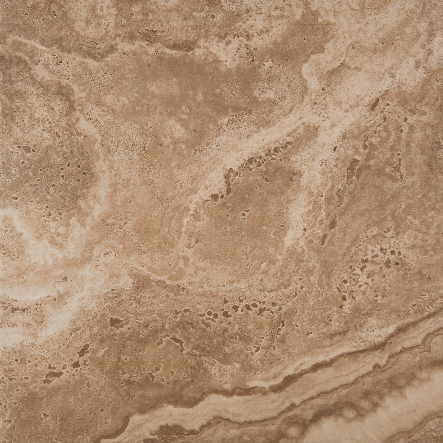 Emser F02HOMENO1313 Homestead 15-Pack Noce 13-in x 13-in Glazed Porcelain Stone Look Floor and Wall Tile
