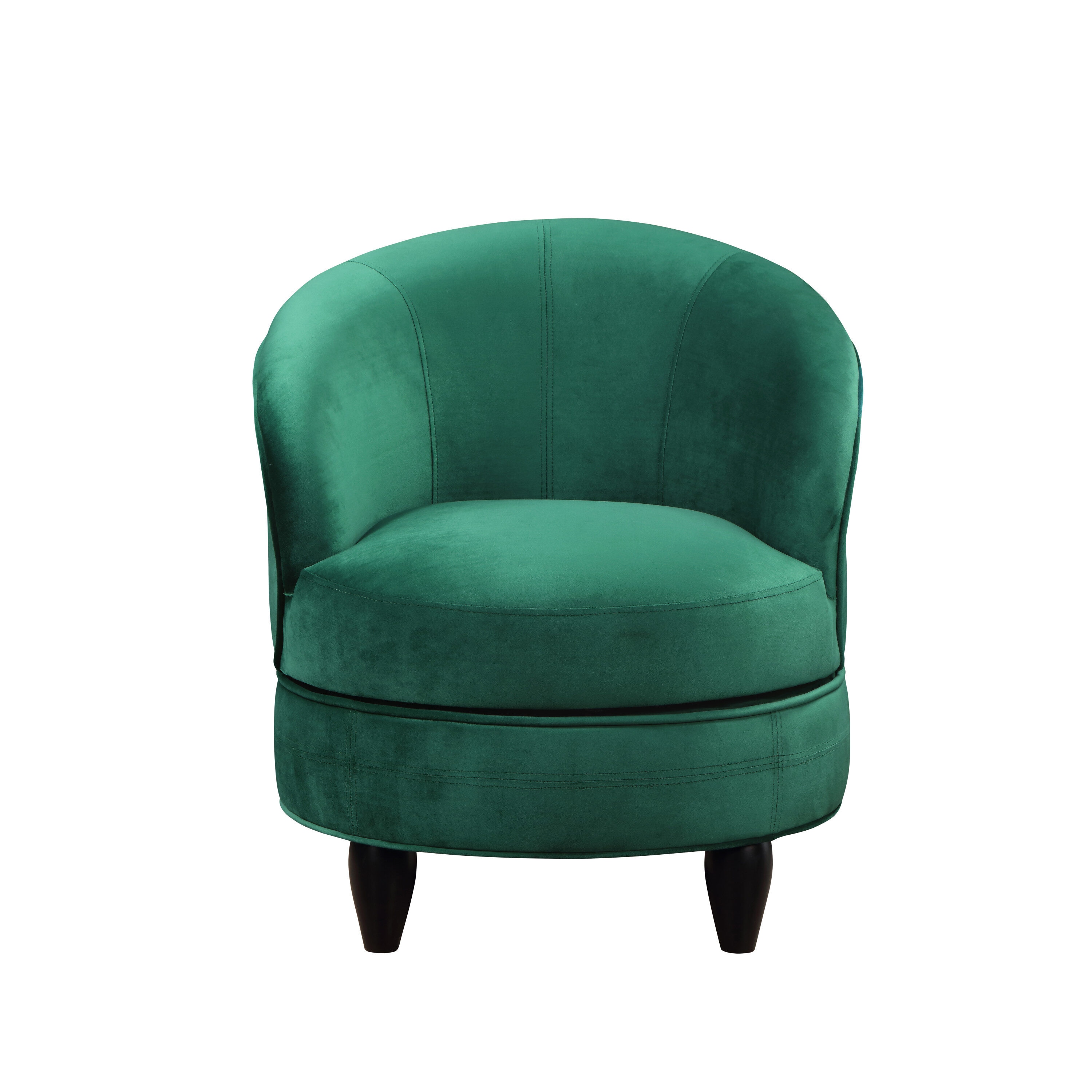 Steve Silver SOH850GNV Casual Emerald Green Velvet Swivel Accent Chair