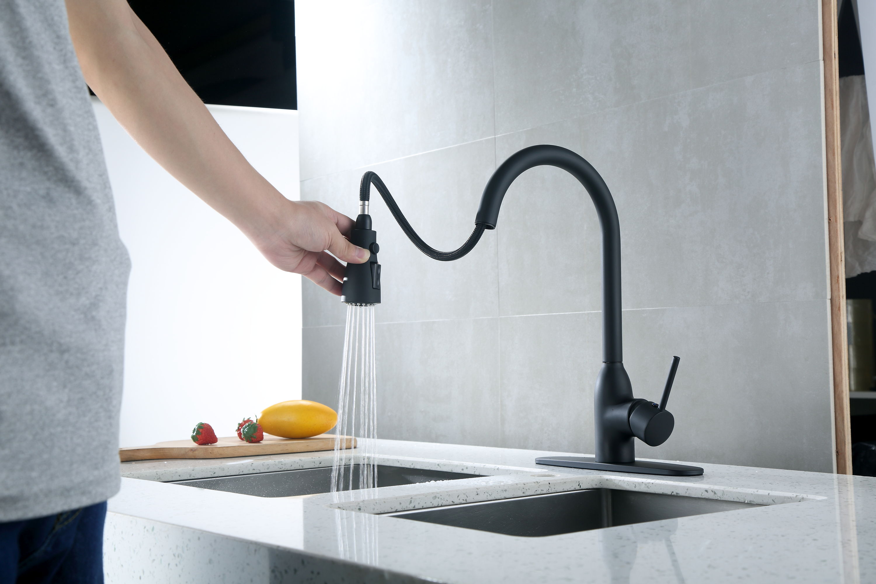 Runfine RFF10E-BLK Kitchen-Faucets - View #5