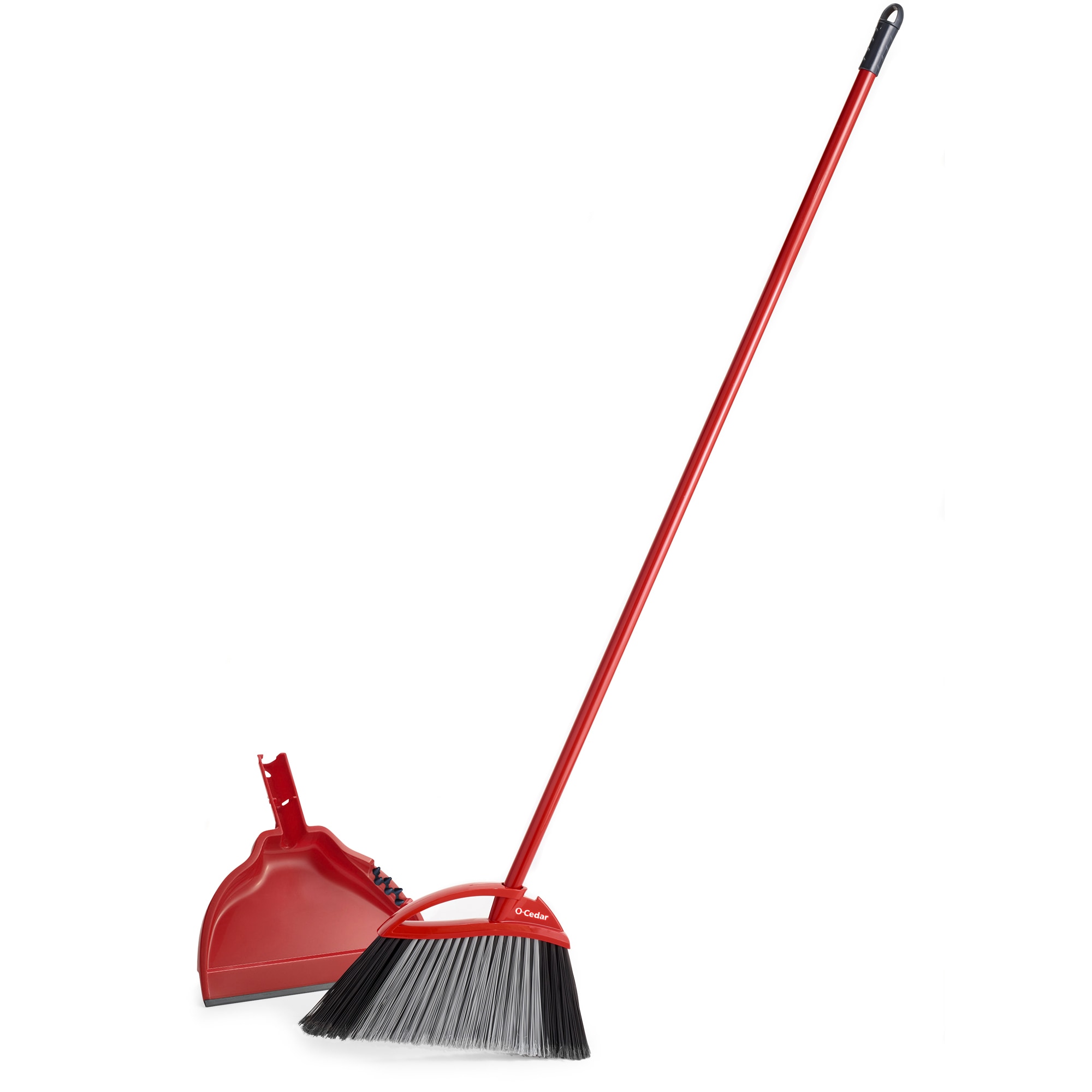 Broom and Dustpan Set - Strongest NO MORE TEARS 80% Heavier Duty - Upright  Standing Dust Pan with Extendable Broomstick for Easy Sweeping - Easy