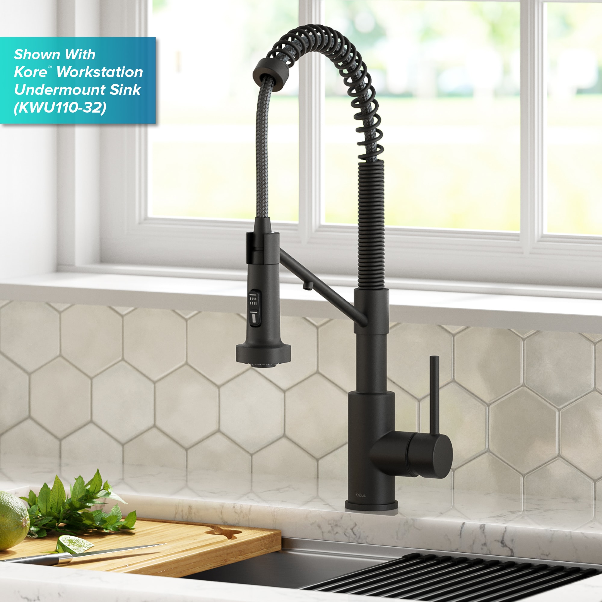 Kraus KFF-1610MB Kitchen-Faucets - View #3