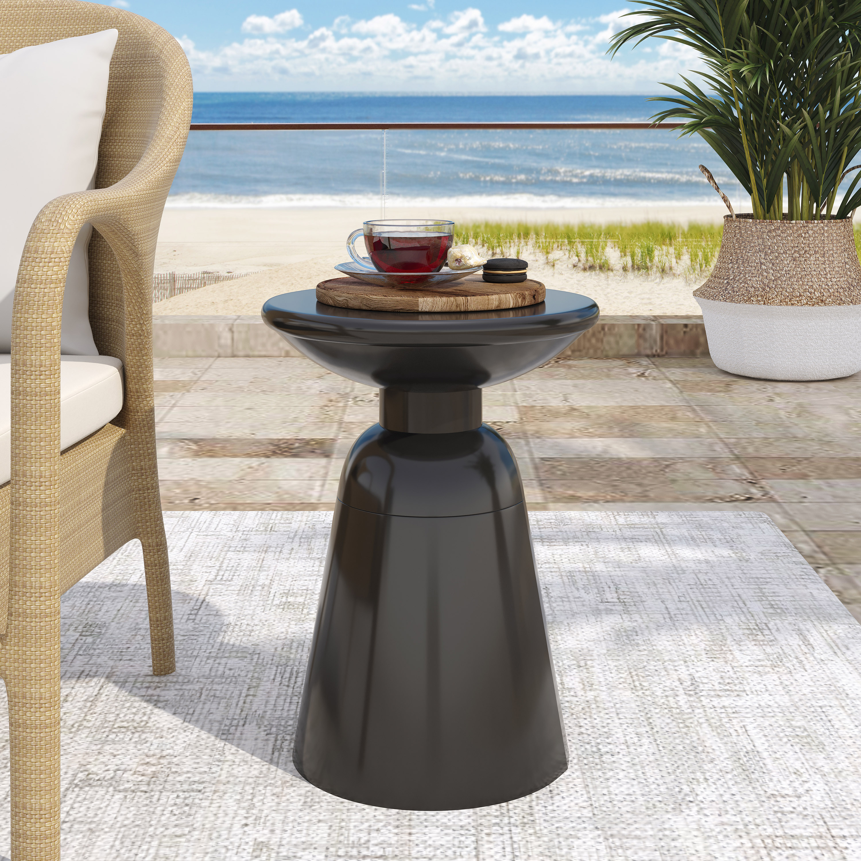 LOVMOR SF-M-73615.00BLK Patio-Tables - View #3