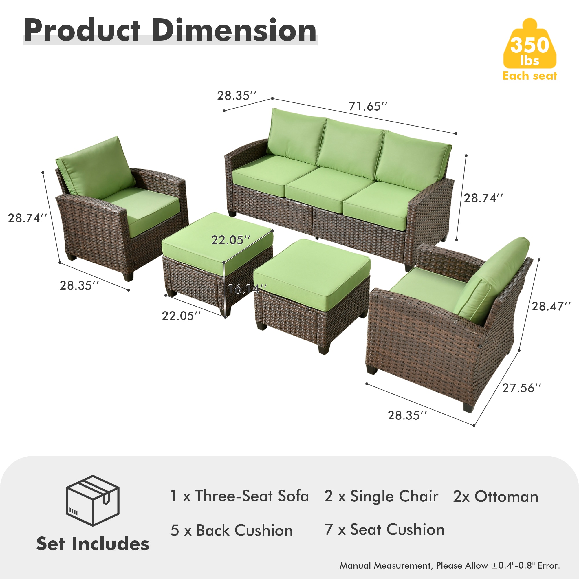 Ovios PR900 Patio-Conversation-Sets - View #6