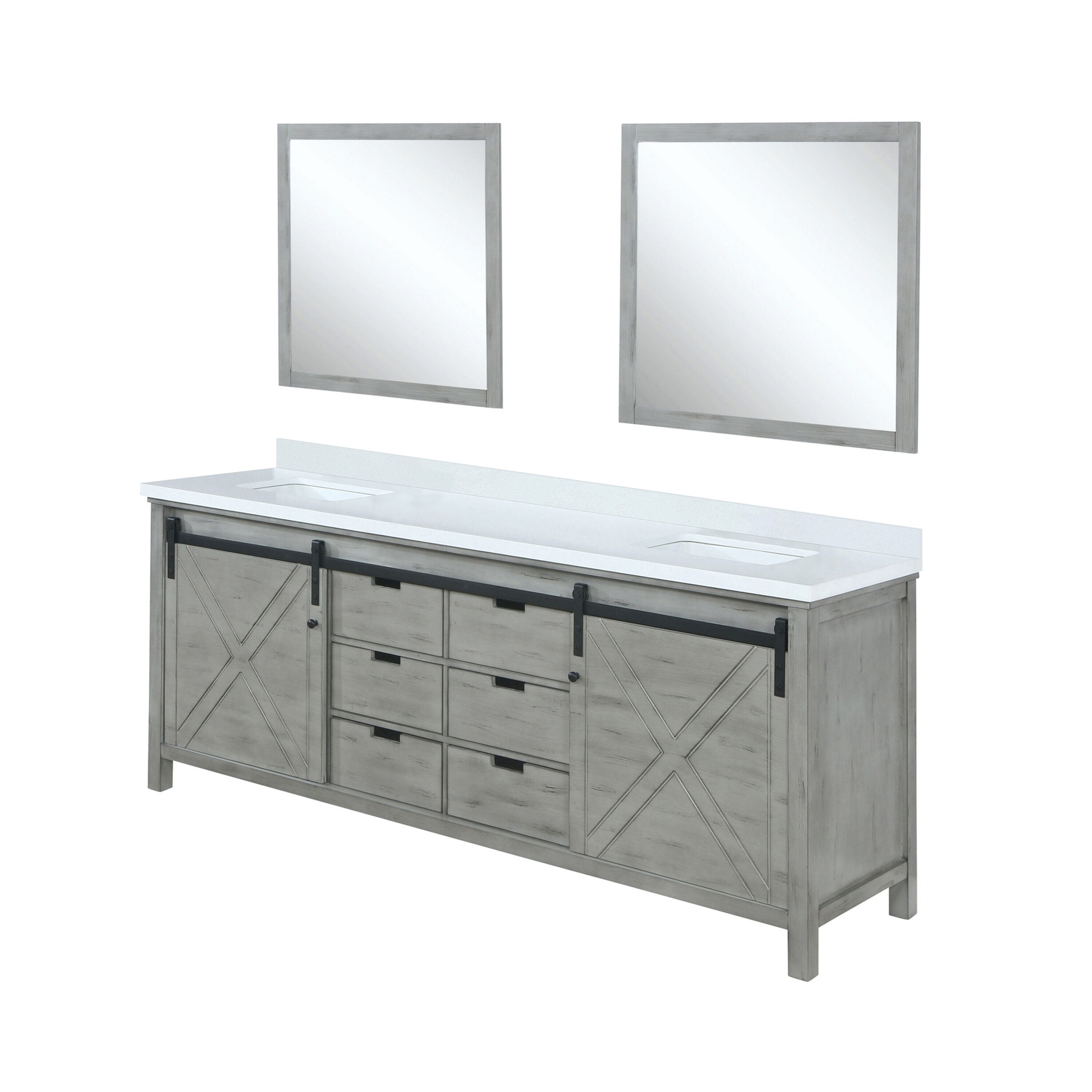Lexora LM342280DHCSM30 Bath-Vanity-Combo - View #3