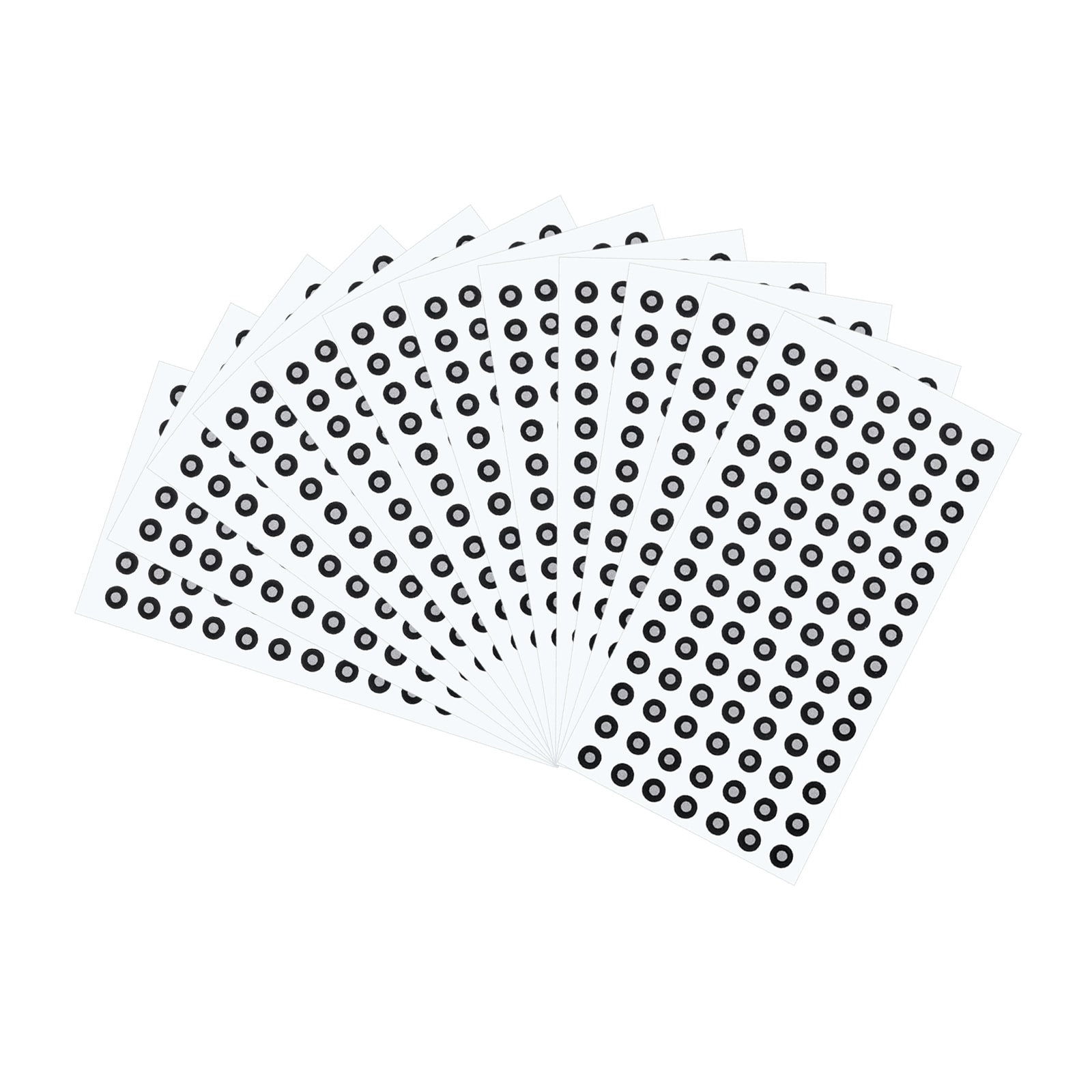 Unique Bargains 1200pcs 3D Scanner Markers 3mm High Reflective 3D Scanning Dots 3D Tracking Dots Reference Point 3D Target Diffuse Reflection Markers for Laser 3D Scanners 3x6mm