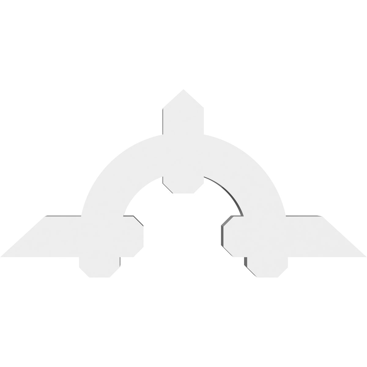Ekena Millwork GBP036X17X0404ERI00 Exterior-Brackets-Braces - View #2