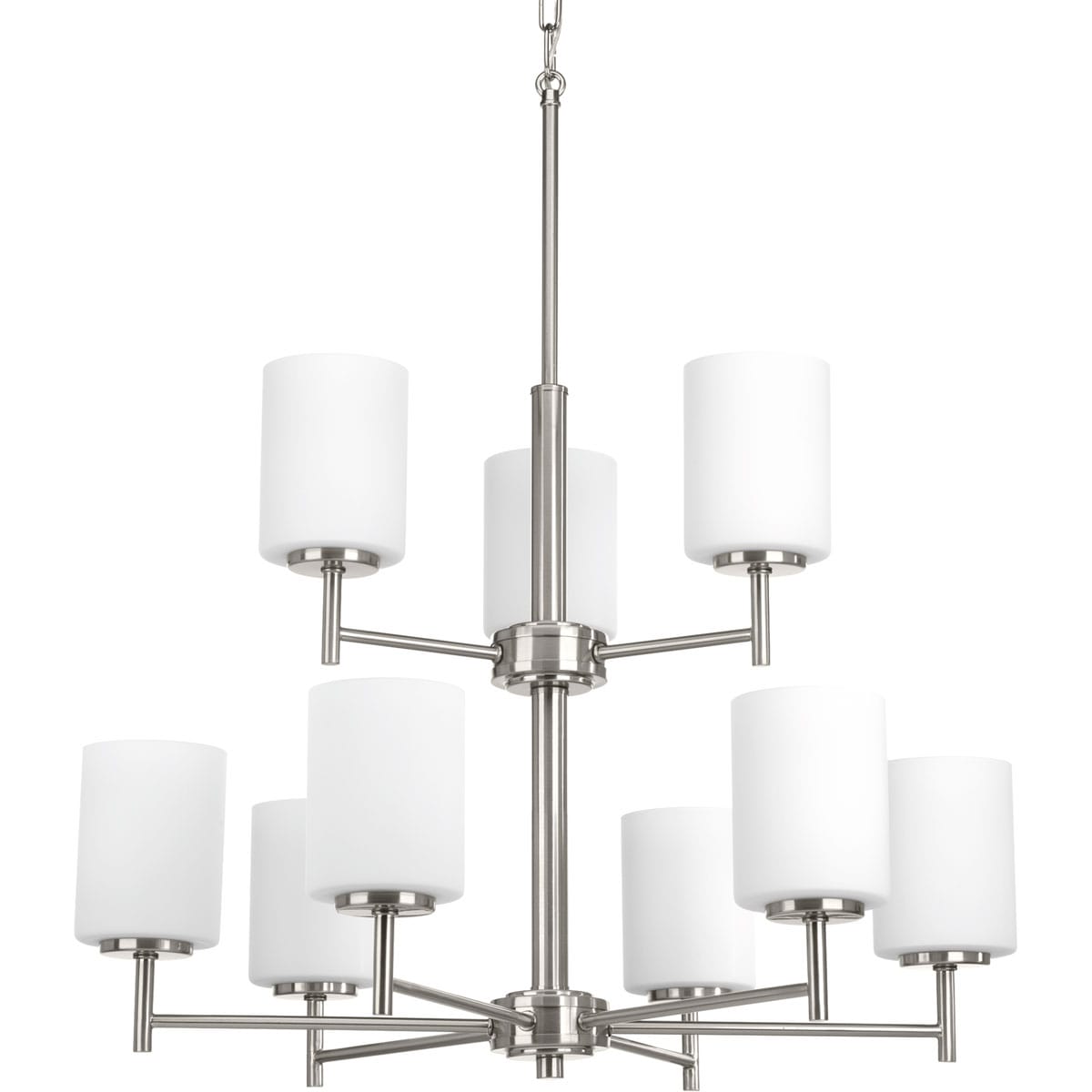 Progress Lighting Replay 9-Light Black Modern/Contemporary Chandelier