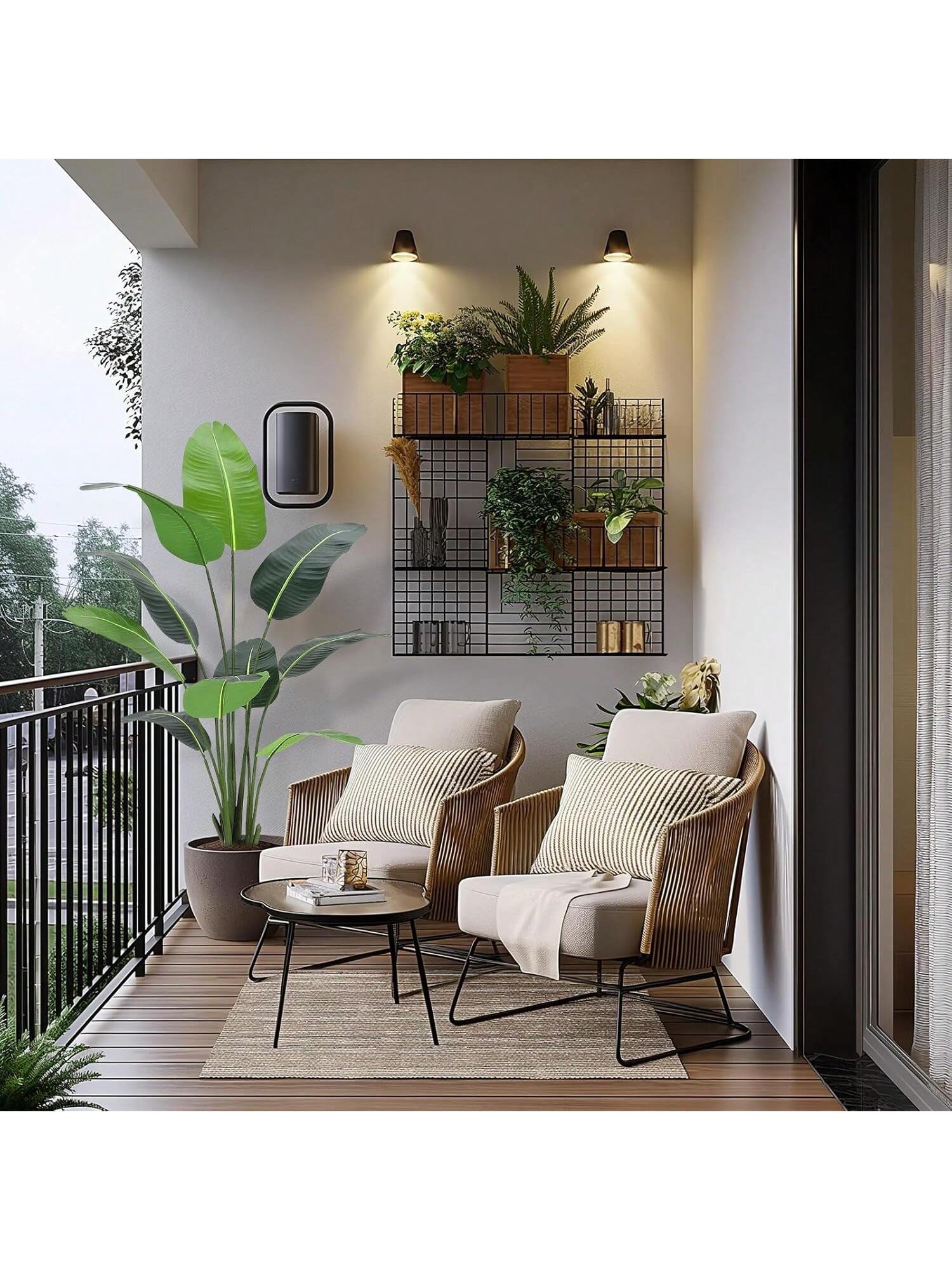 Qeetex PHO-14PJK56J-HF3 4ft 2pcs B Bird of paradise plant green. tropical artificial plant for indoor home living room and office decoration