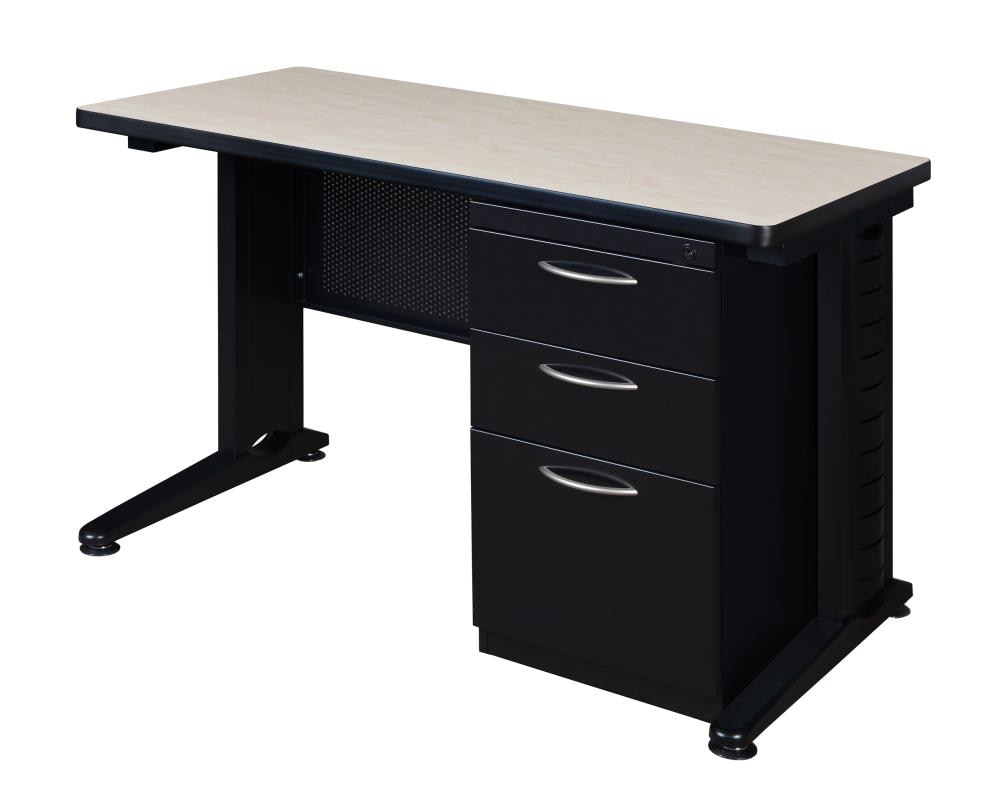 Regency MSP4824PL Fusion 24-in White Modern/Contemporary 2-person Desk