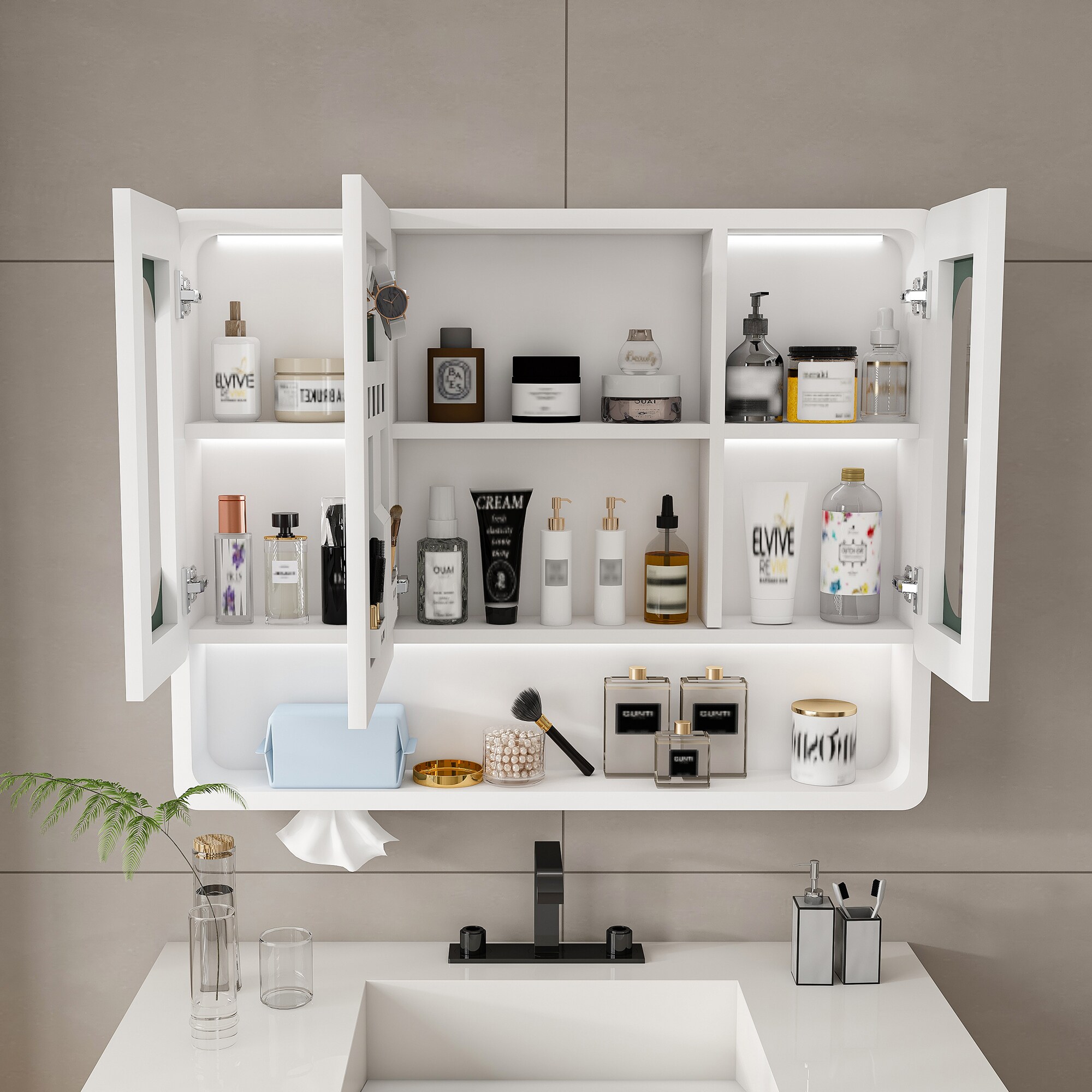 Huluwat P1-0P350174 Bathroom-Medicine-Cabinets - View #11