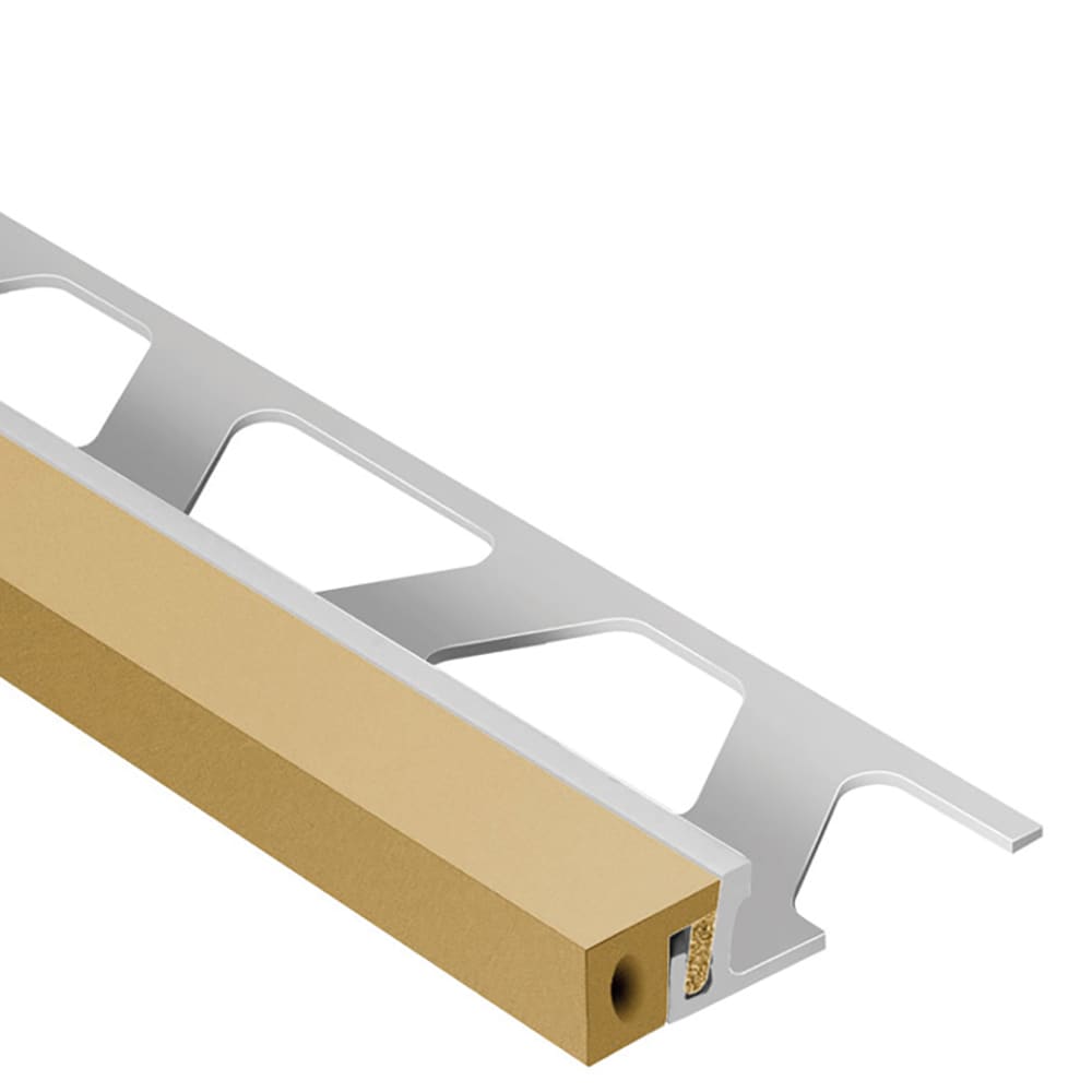 Schluter Systems AKSA140HB Dilex-KSA 0.531-in W x 98.5-in L Light beige Aluminum Tile Edge Trim