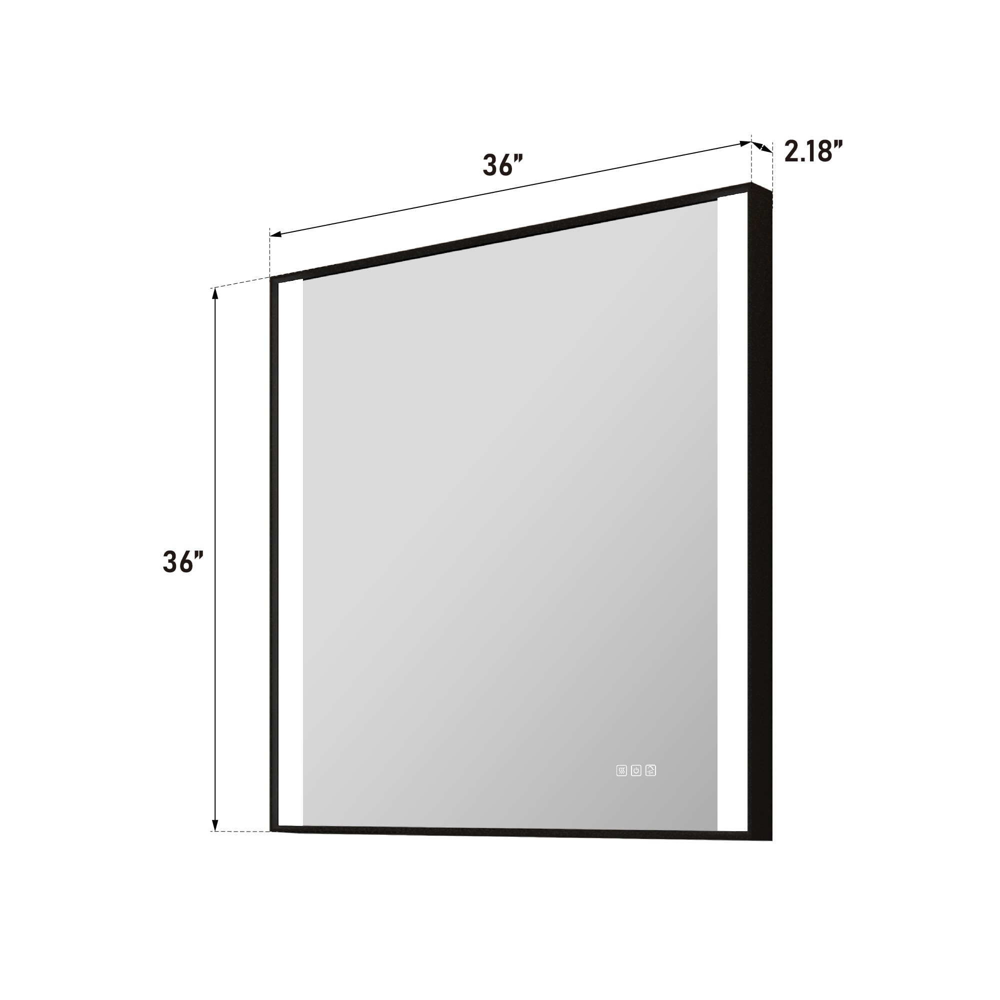 Forclover WBSGOYF05 Framed-Bath-Mirrors - View #4
