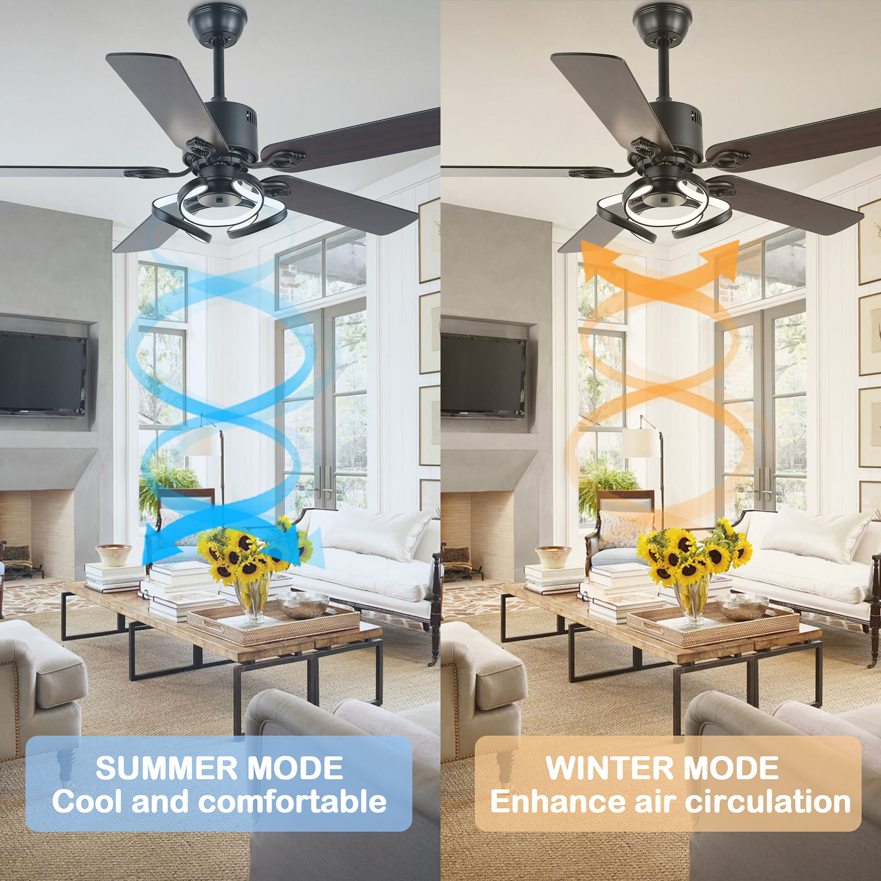 Cusp Barn CS5217-B Ceiling-Fans - View #6