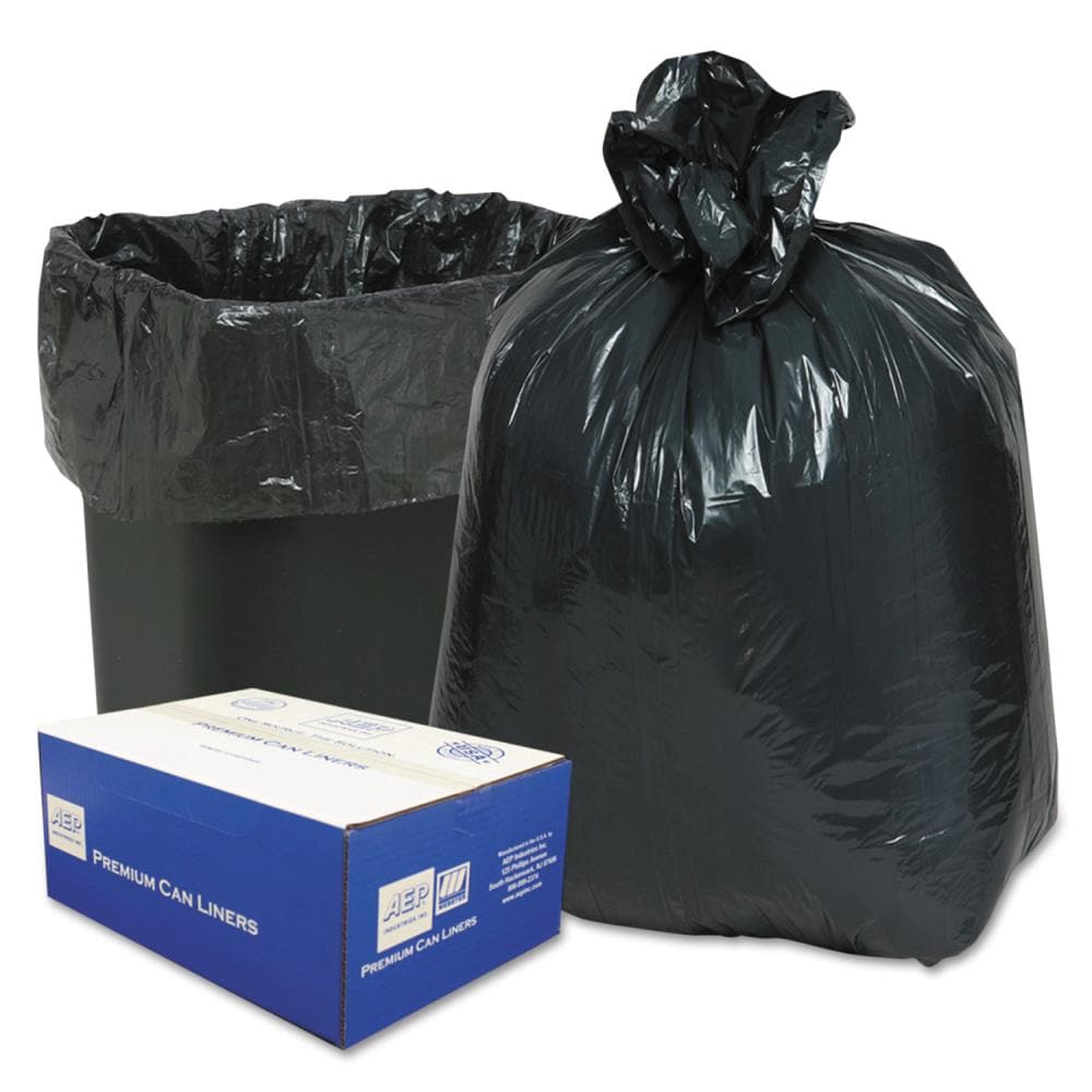 Hefty 55 Gal. Contractor Black Trash Bag (16-Count)