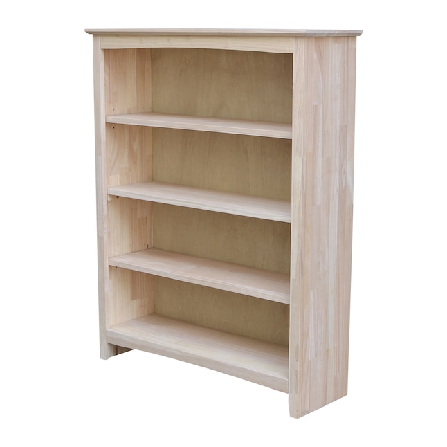 International Concepts Unfinished Wood, Concepts In Wood Standard Bookcases