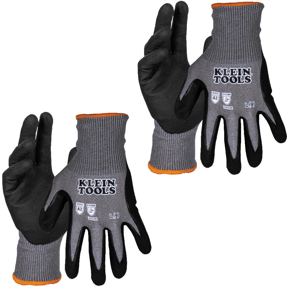 COOLJOB Large Garden Work Gloves for Men Women Non-slip, 10 Pairs Bulk  Nitrile Rubber Coated Working Yard Gloves with Grip, Palm Dipped Oil  Resistant and Hand-friendly, Black Blue Gray, Multi Pack 