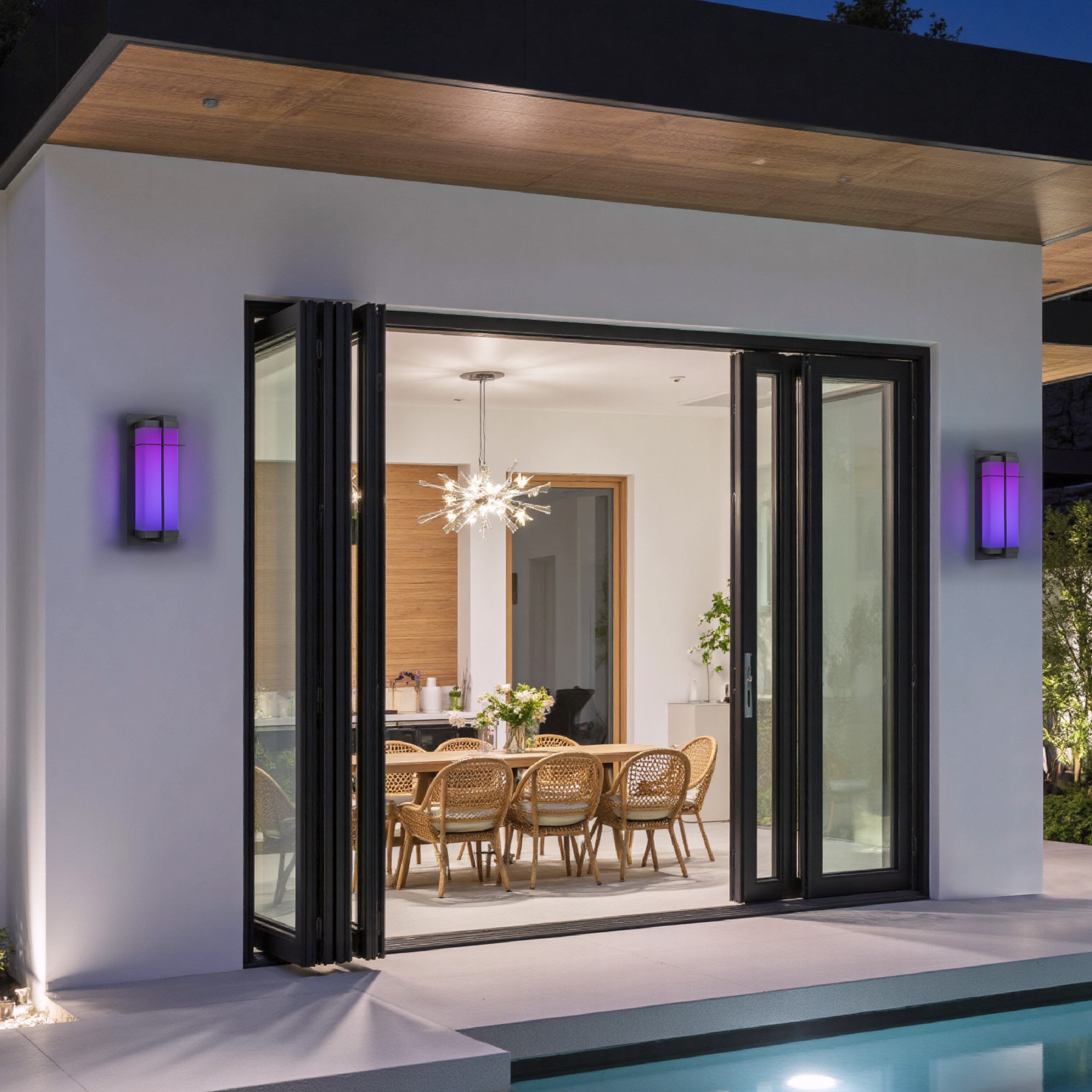 C Cattleya LLA2630-W Outdoor-Wall-Lighting - View #2