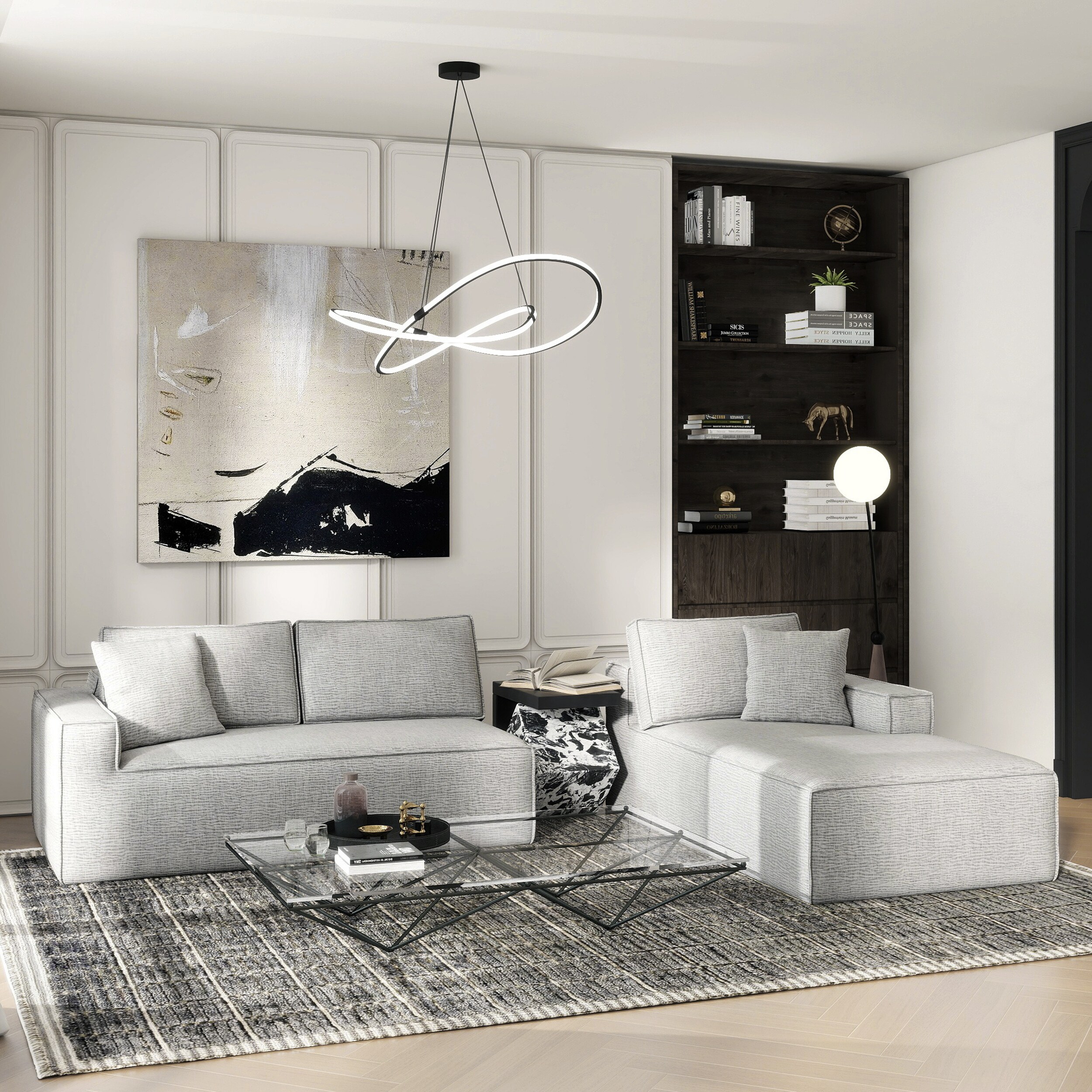 Jennifer Taylor Home LXVG-R-66550 Sofas-Loveseats - View #4