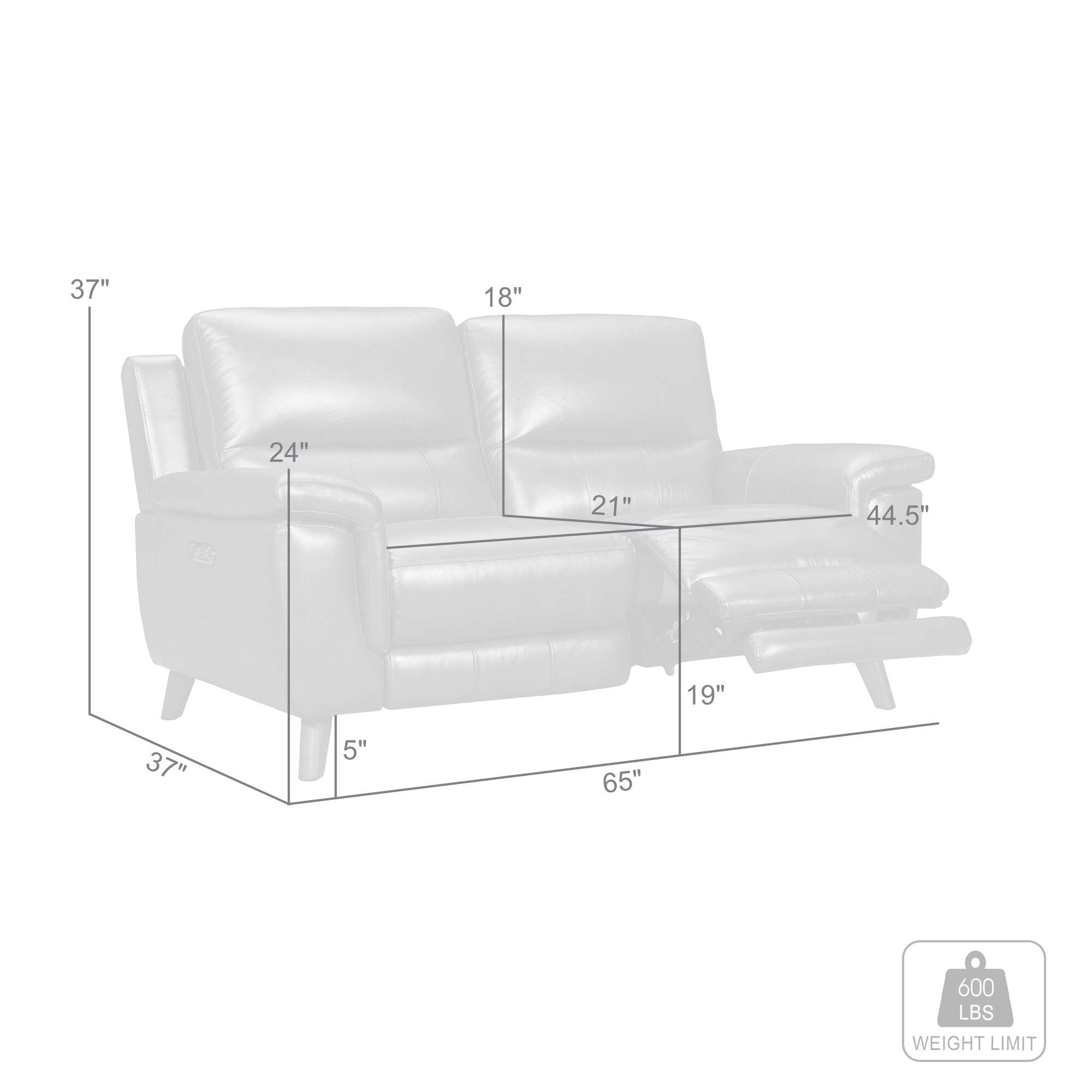 Armen Living LCLZ2DV Sofas-Loveseats - View #10