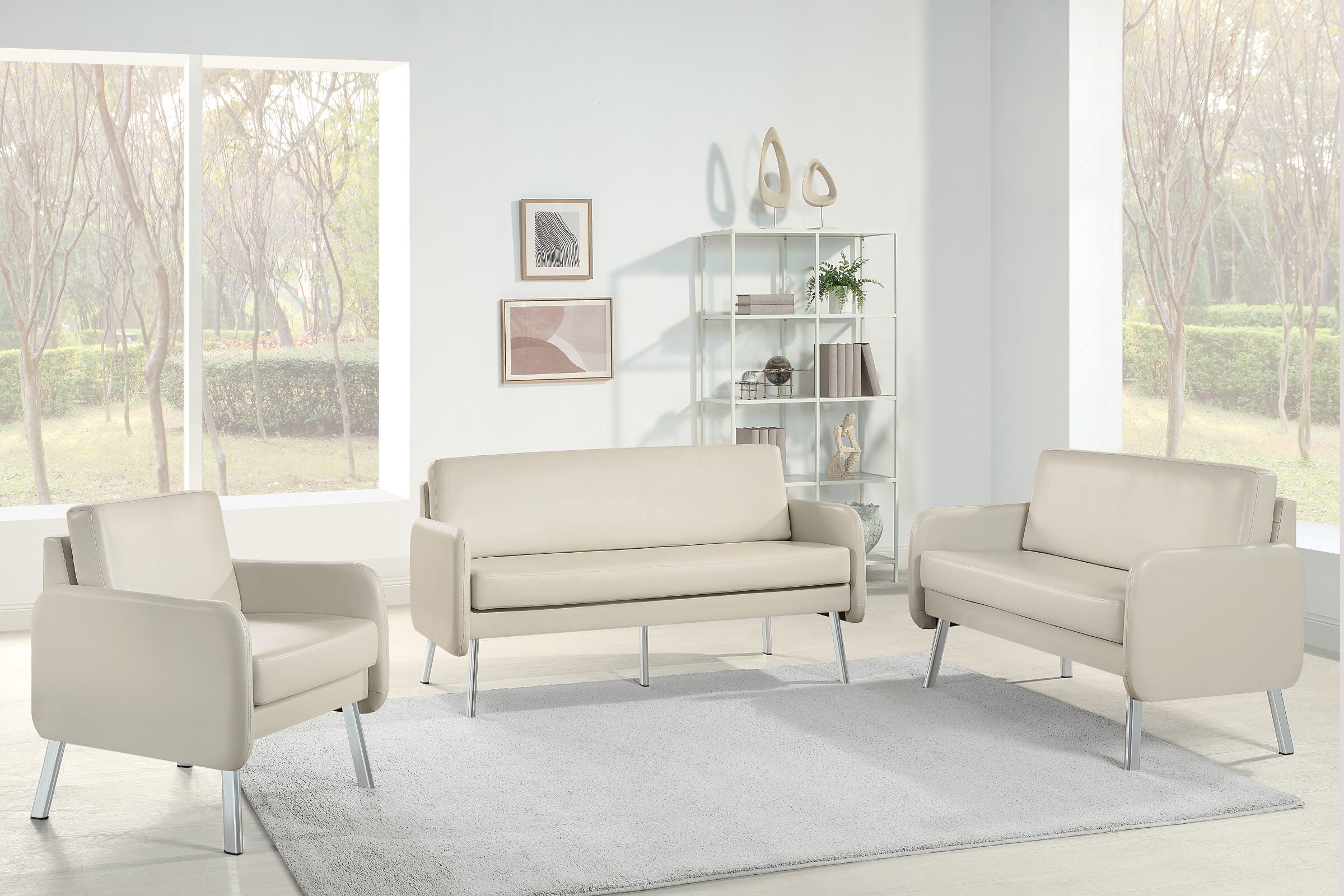 Office Star Products SL5603-PD28 Sofas-Loveseats - View #7