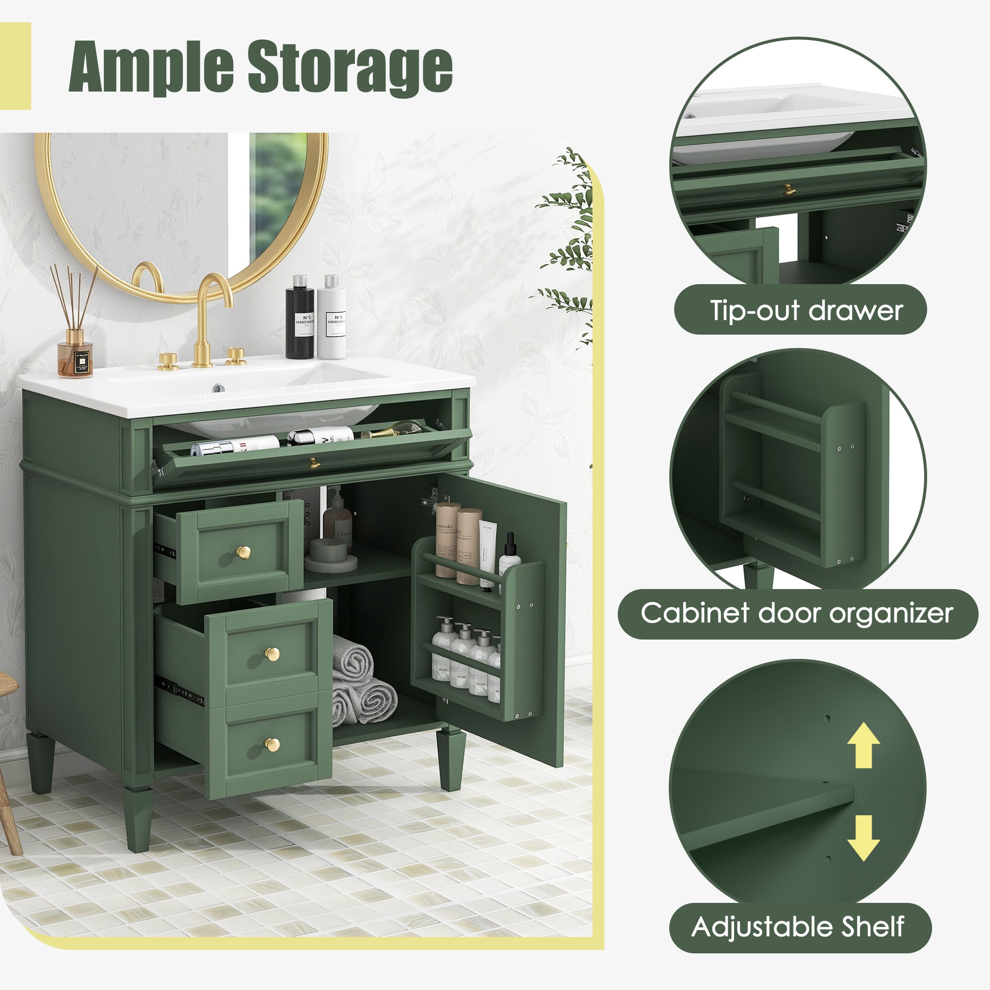 ModernLuxe L3P-N710P206904F Bath-Vanity-Combo - View #5
