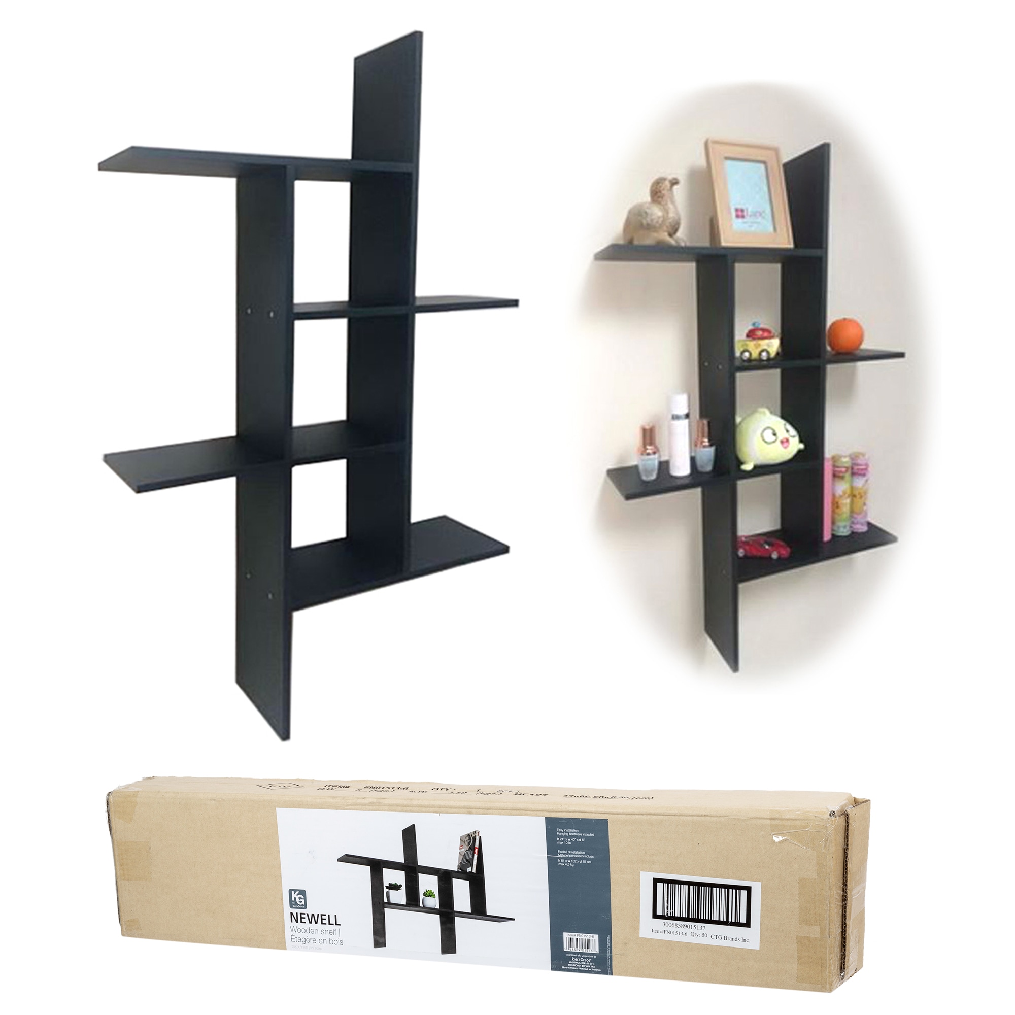 Kiera Grace FN01513-6 Wall-Mounted-Shelving - View #4
